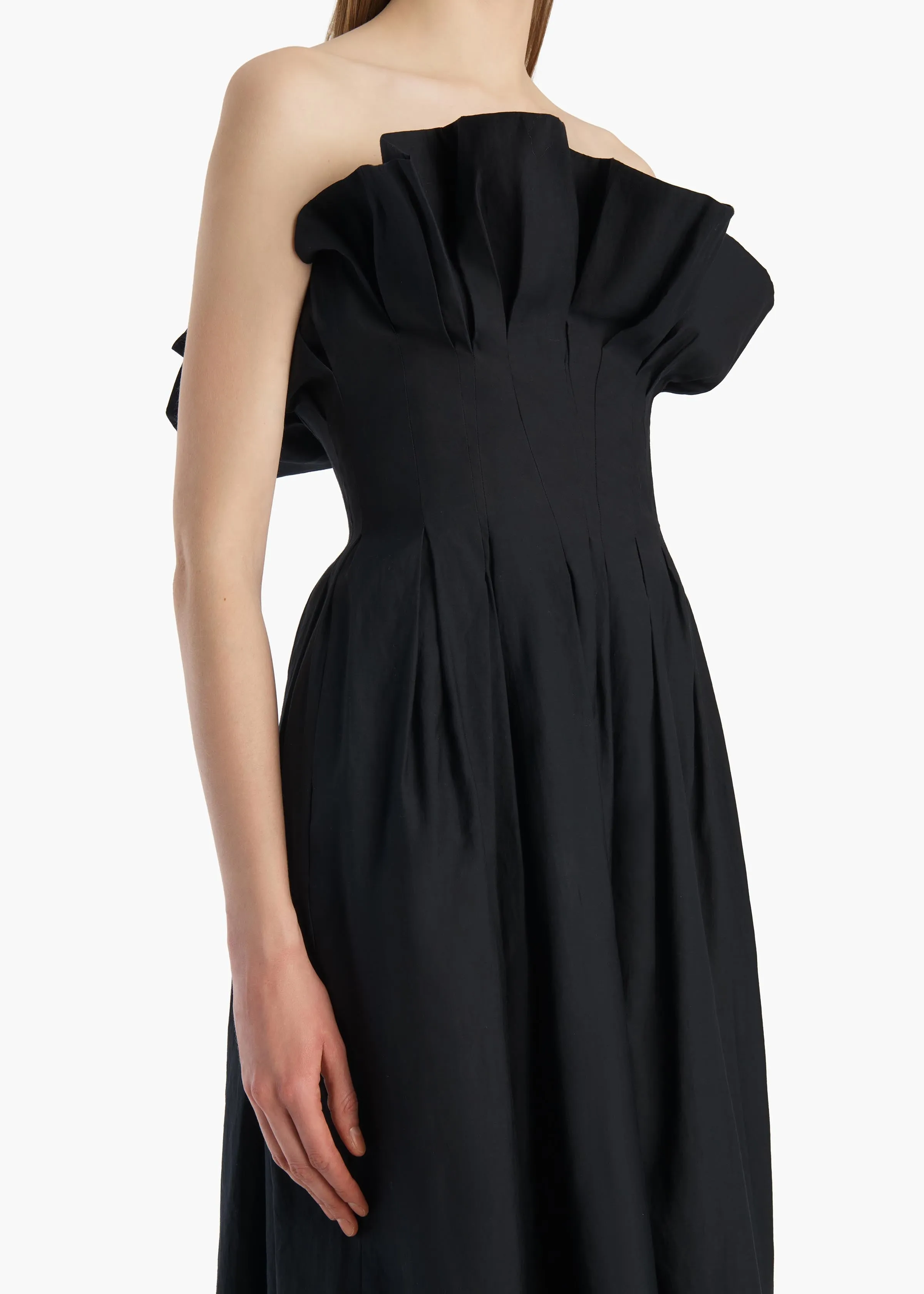 Claude Dress in Black sold by KHAITE product image thumbnail 4