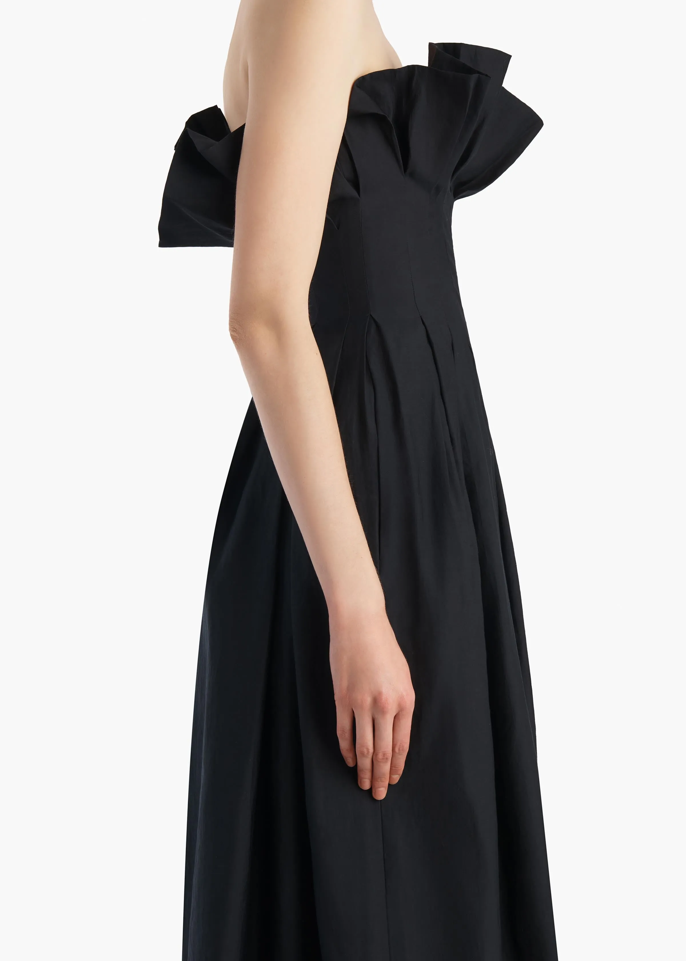 Claude Dress in Black sold by KHAITE product image thumbnail 5