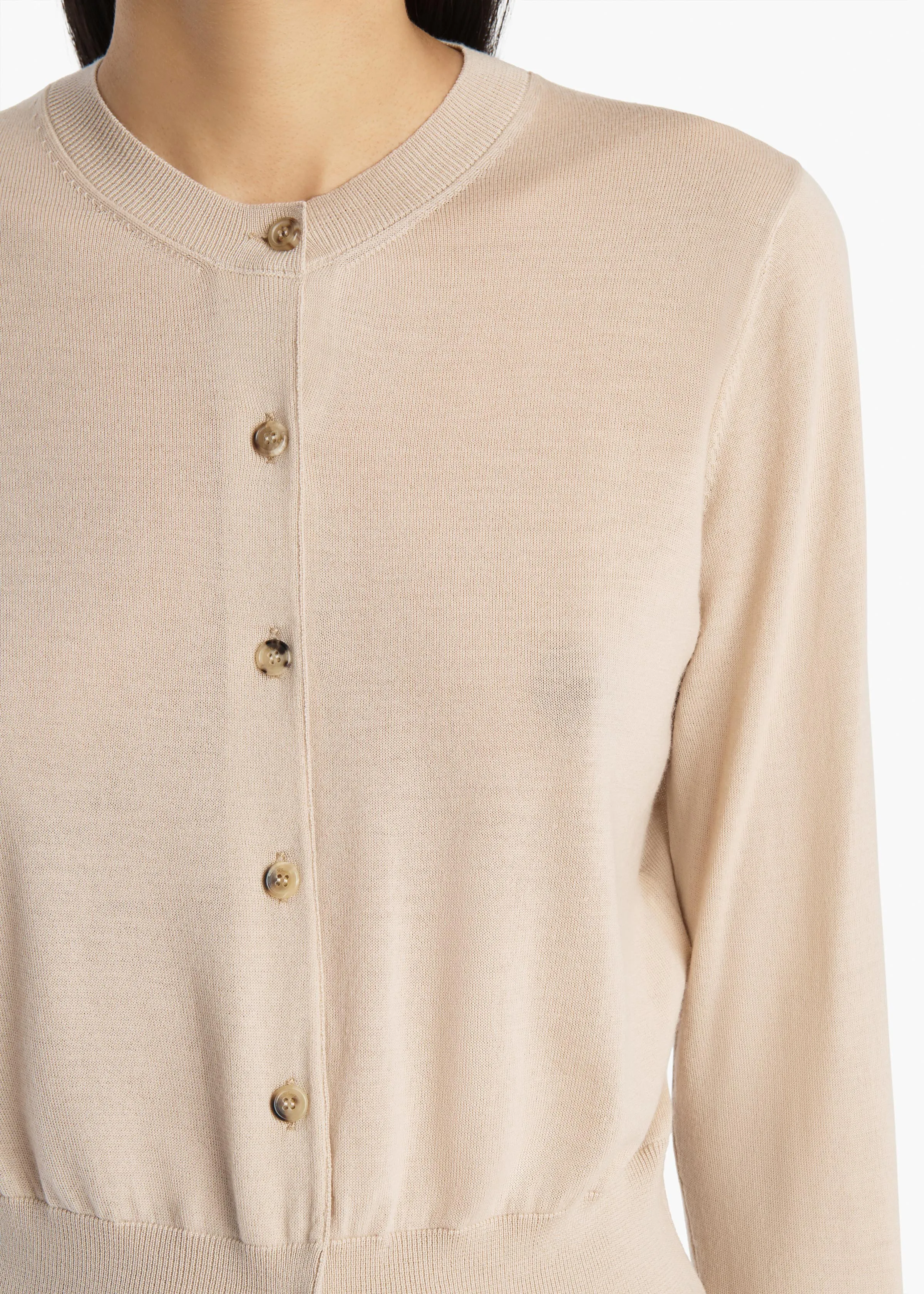 Tansy Cardigan in Sand sold by KHAITE product image thumbnail 5