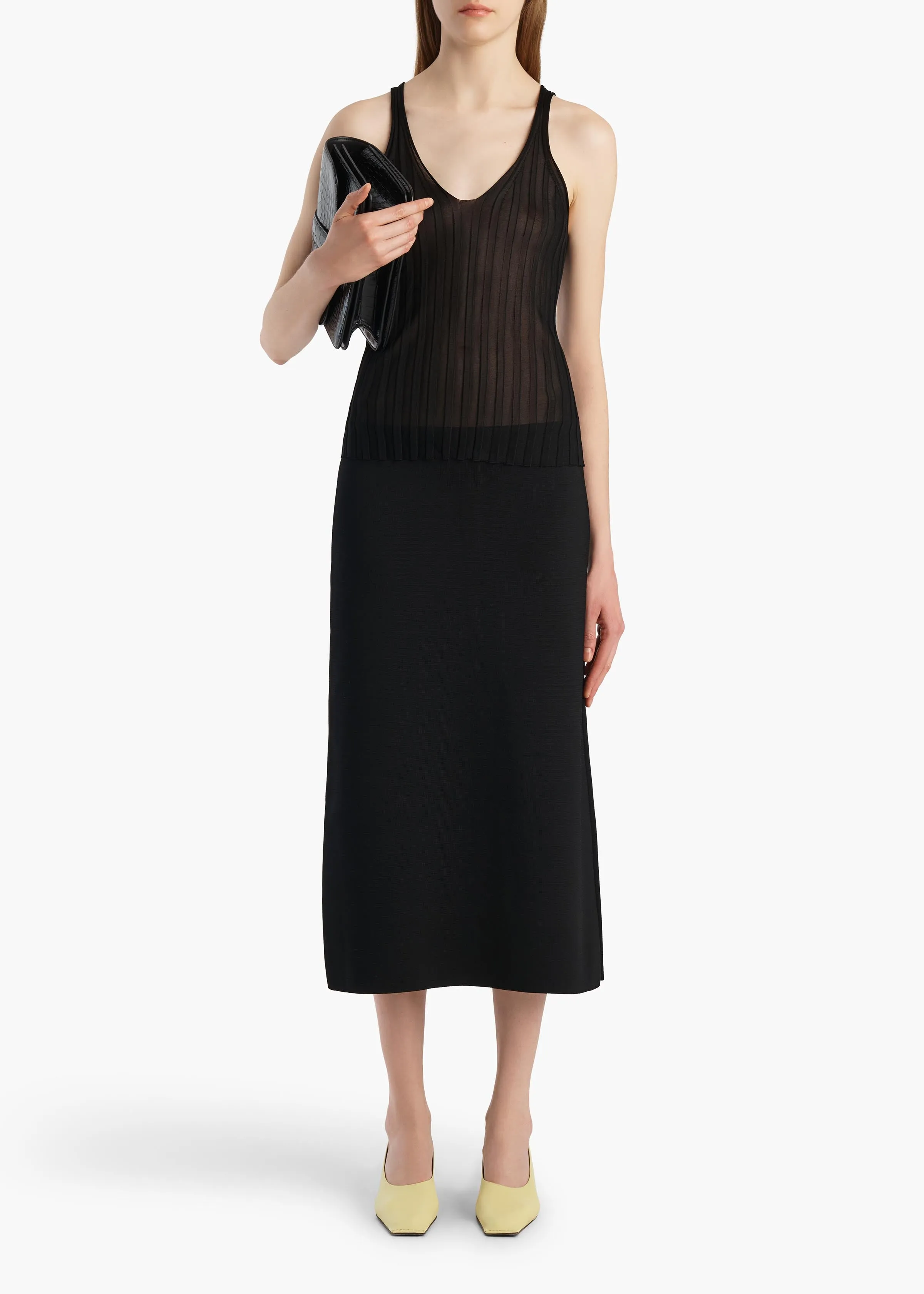 Val Top in Black sold by KHAITE product image thumbnail 2