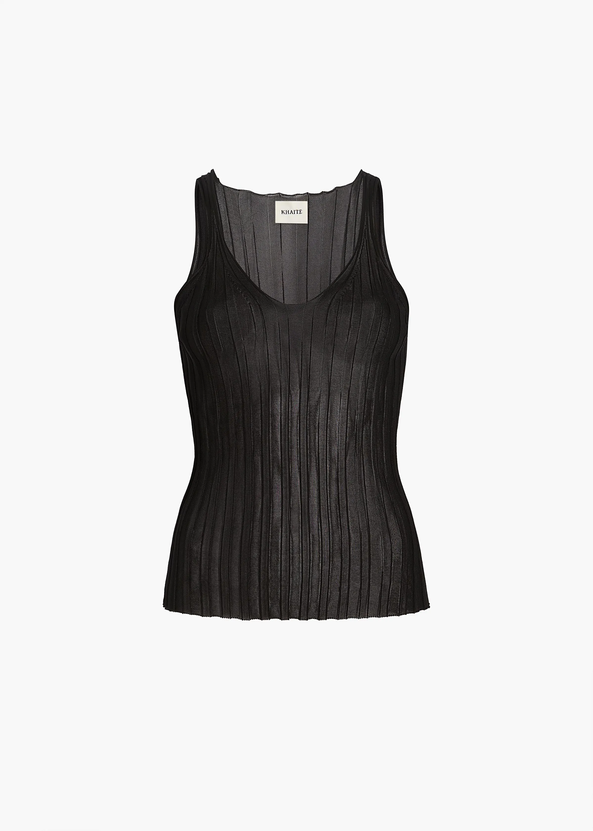 Val Top in Black sold by KHAITE