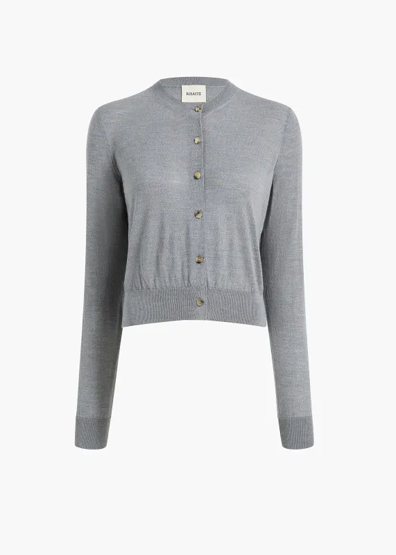 Tansy Cardigan in Sterling made by KHAITE