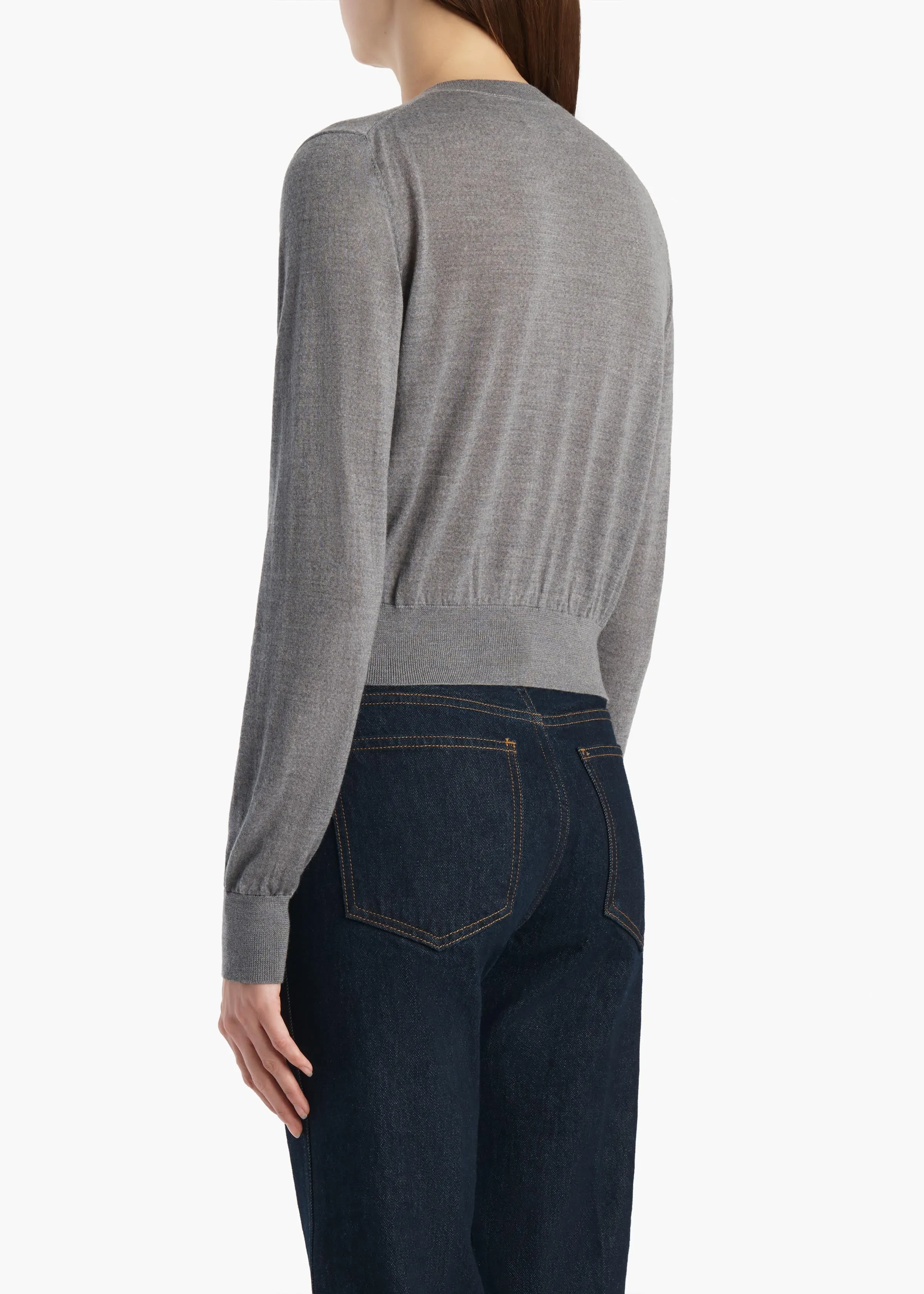 Tansy Cardigan in Sterling sold by KHAITE product image thumbnail 4