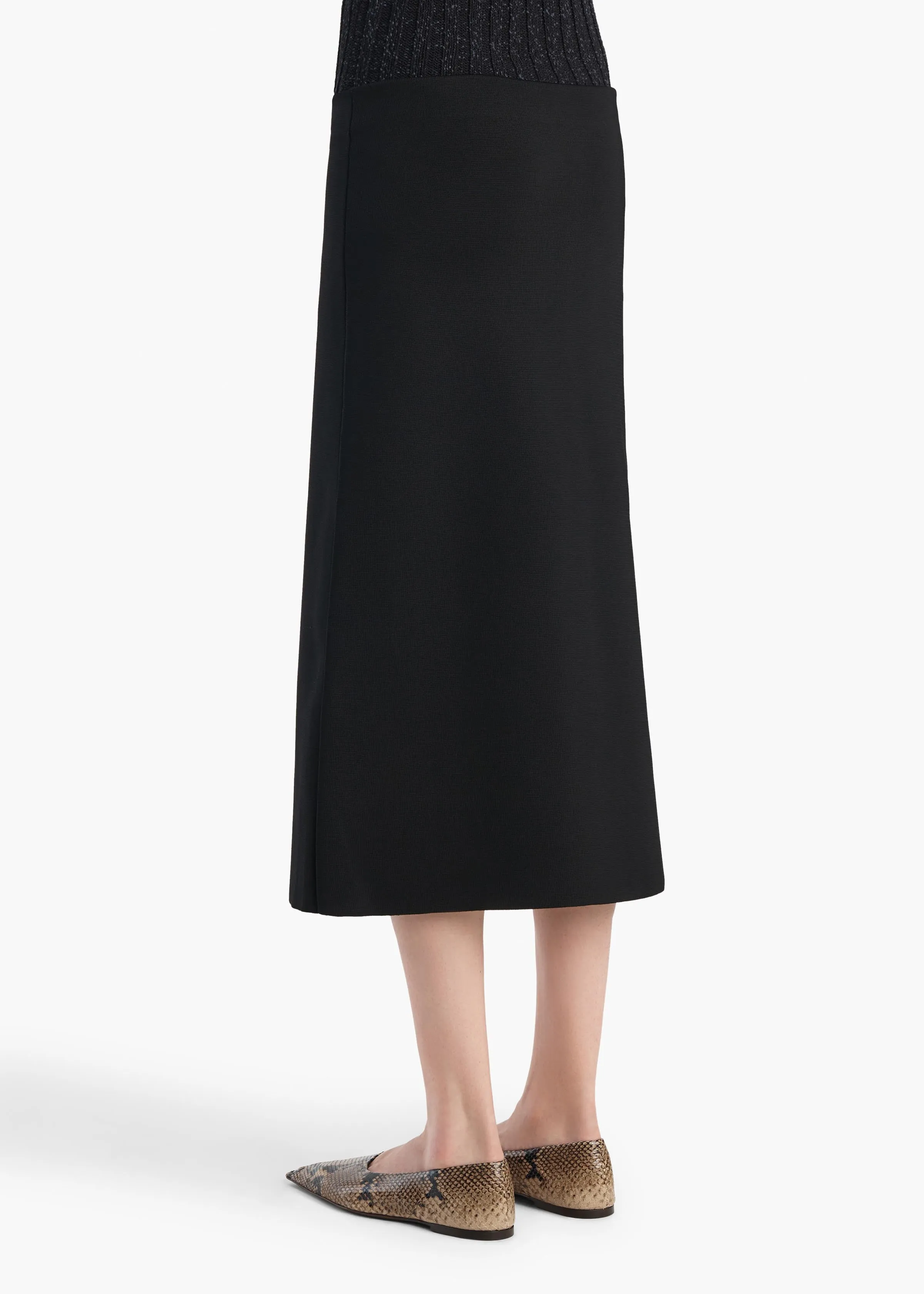 Petra Skirt in Black sold by KHAITE product image thumbnail 4