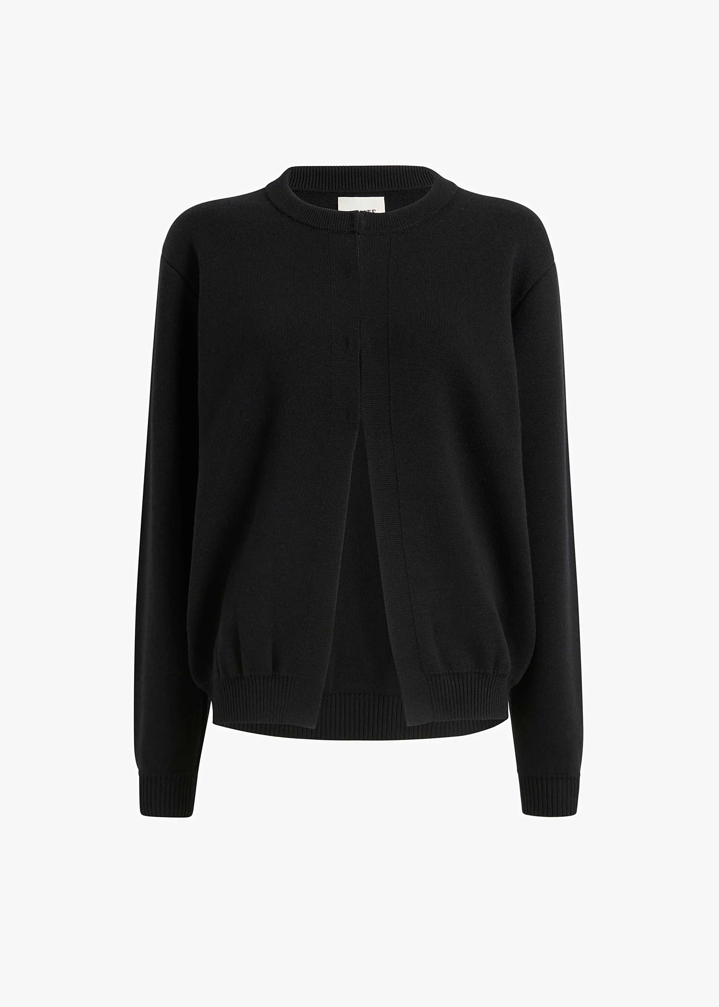 Cooper Cardigan in Black sold by KHAITE