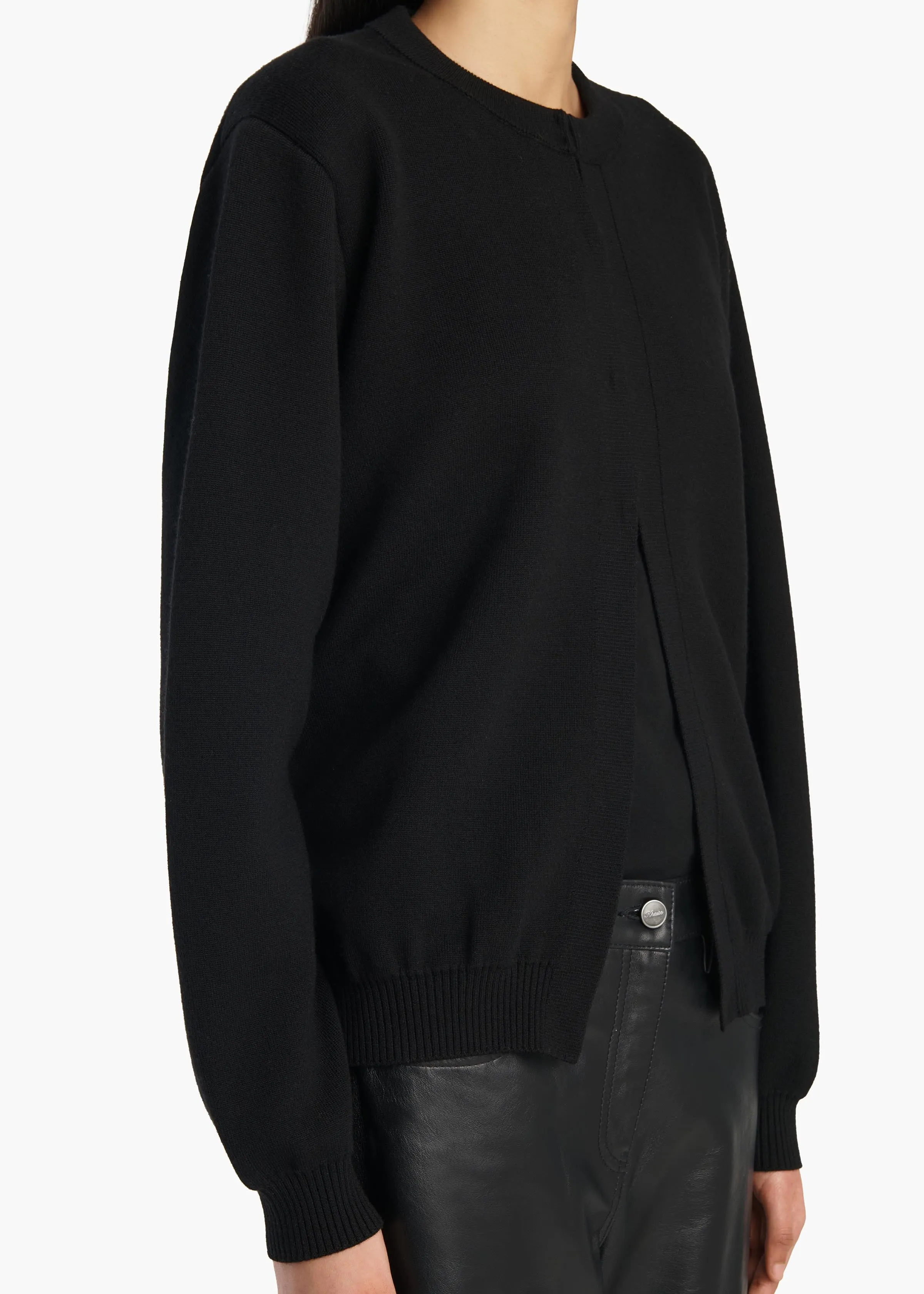 Cooper Cardigan in Black sold by KHAITE product image thumbnail 5