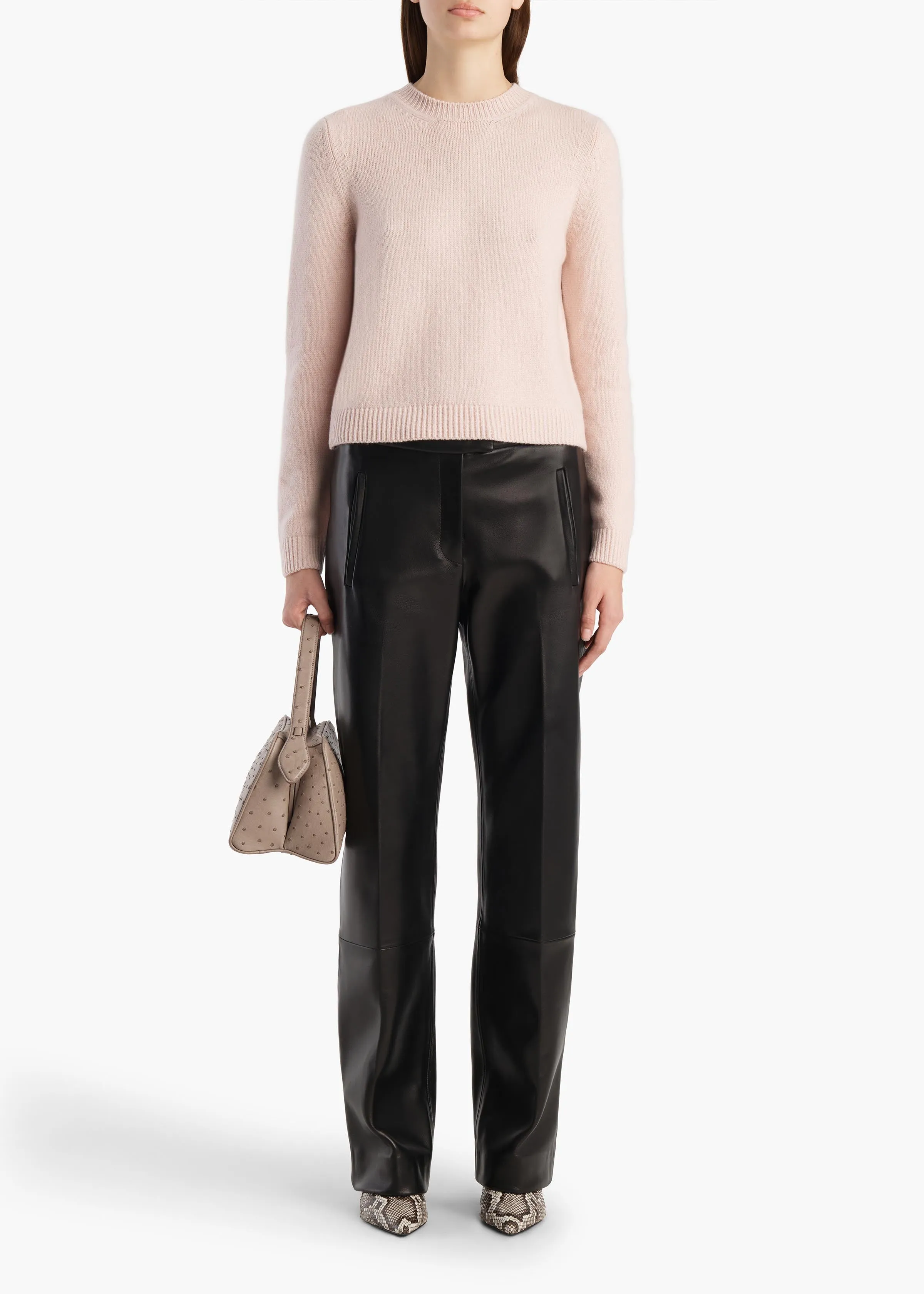 Leta Sweater in Dusty Rose sold by KHAITE product image thumbnail 2