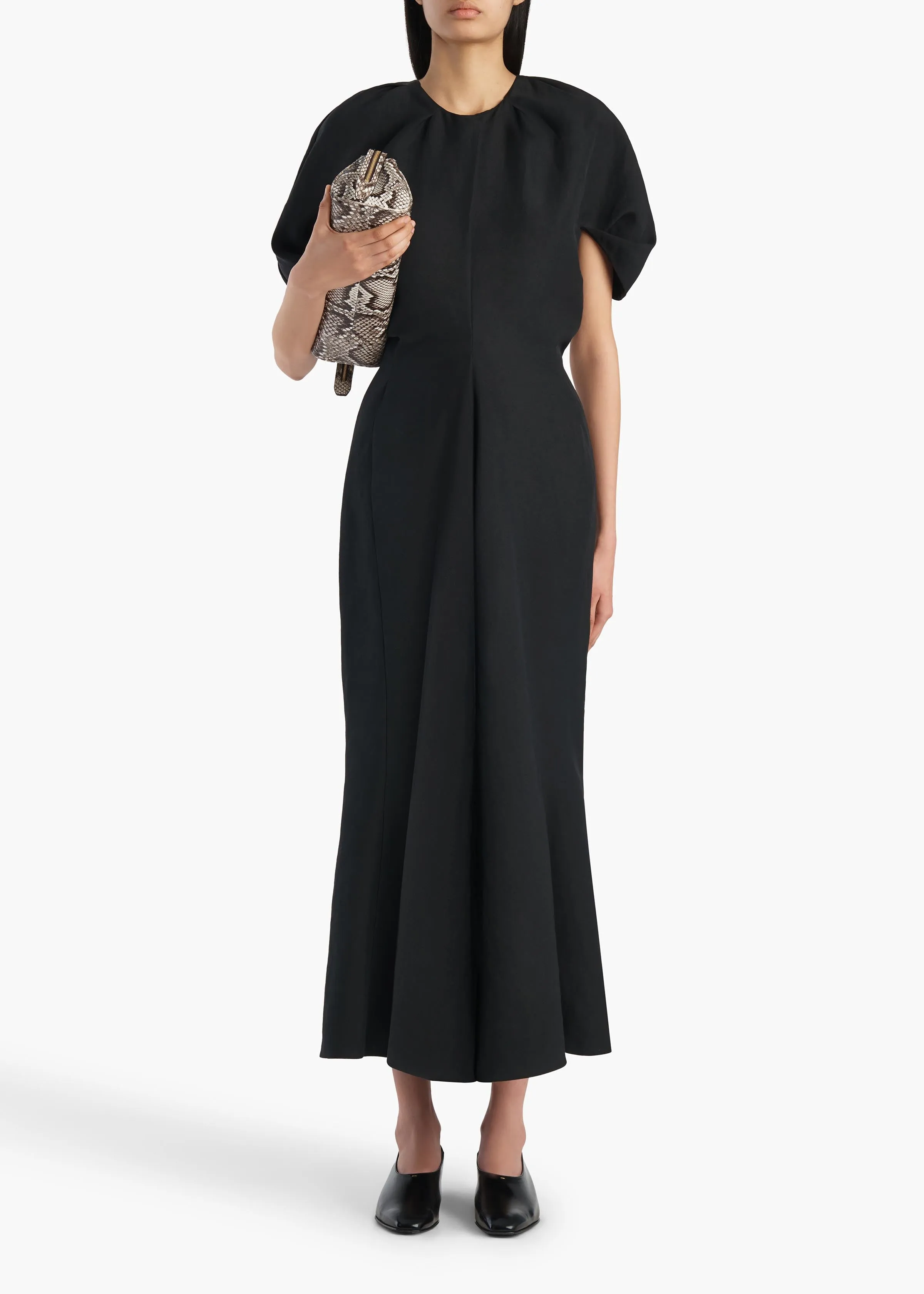 Ria Dress in Black sold by KHAITE product image thumbnail 2