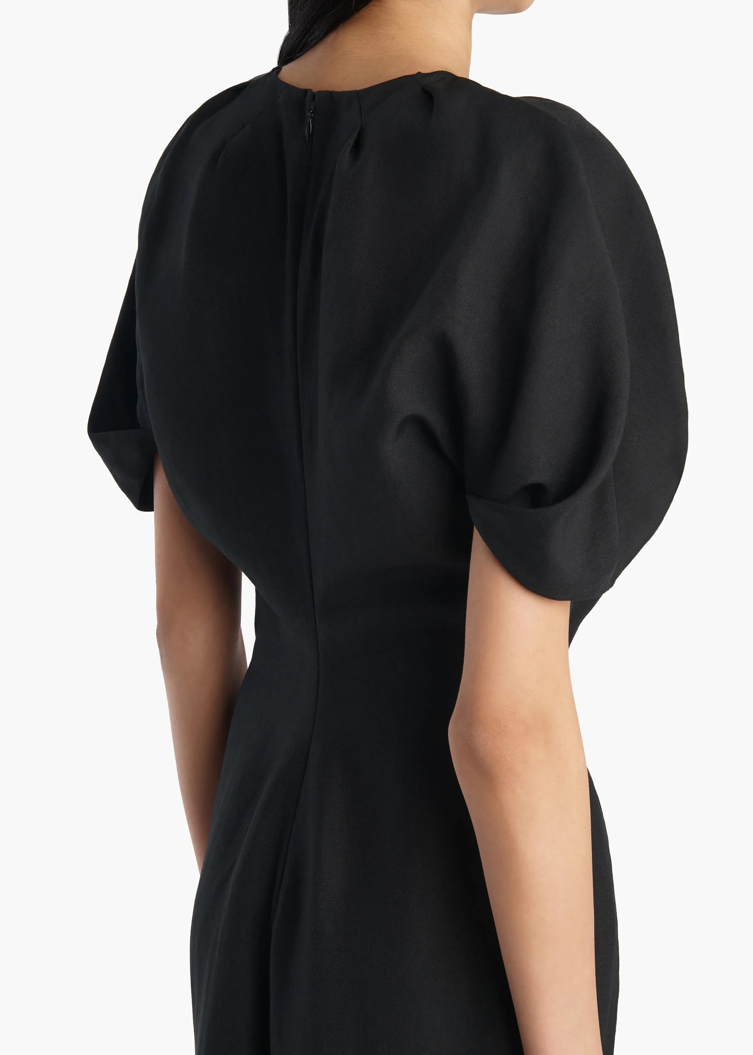 Ria Dress in Black sold by KHAITE product image thumbnail 5