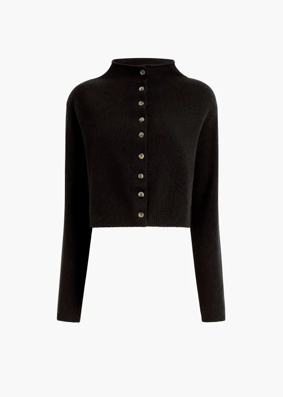 Annora Cardigan in Black made by KHAITE