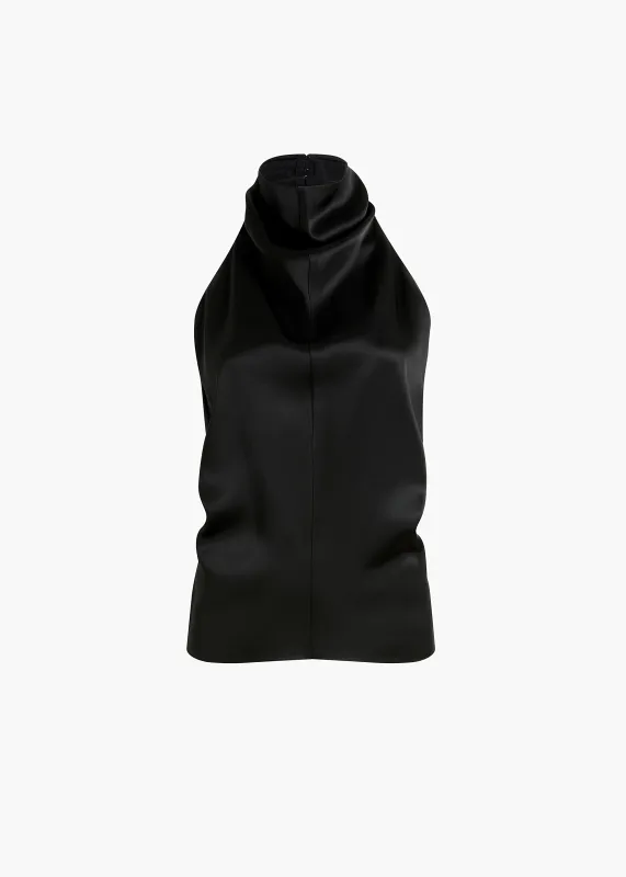 Rone Top in Black made by KHAITE