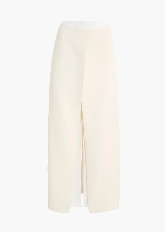 Tal Skirt in Cream made by KHAITE