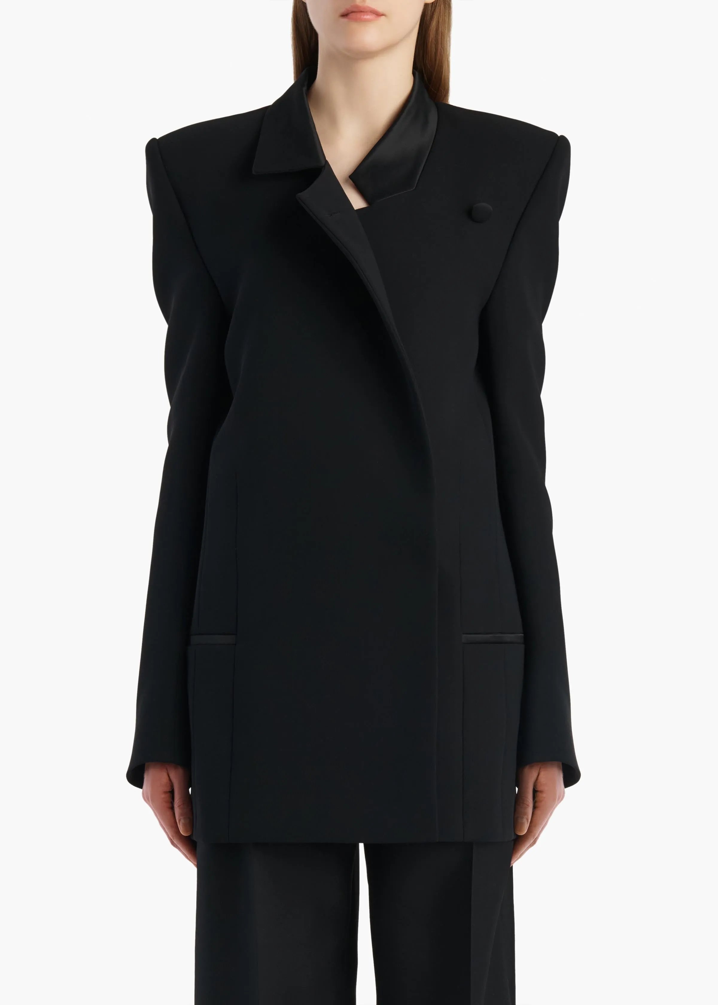 Armair Jacket in Black sold by KHAITE product image thumbnail 3