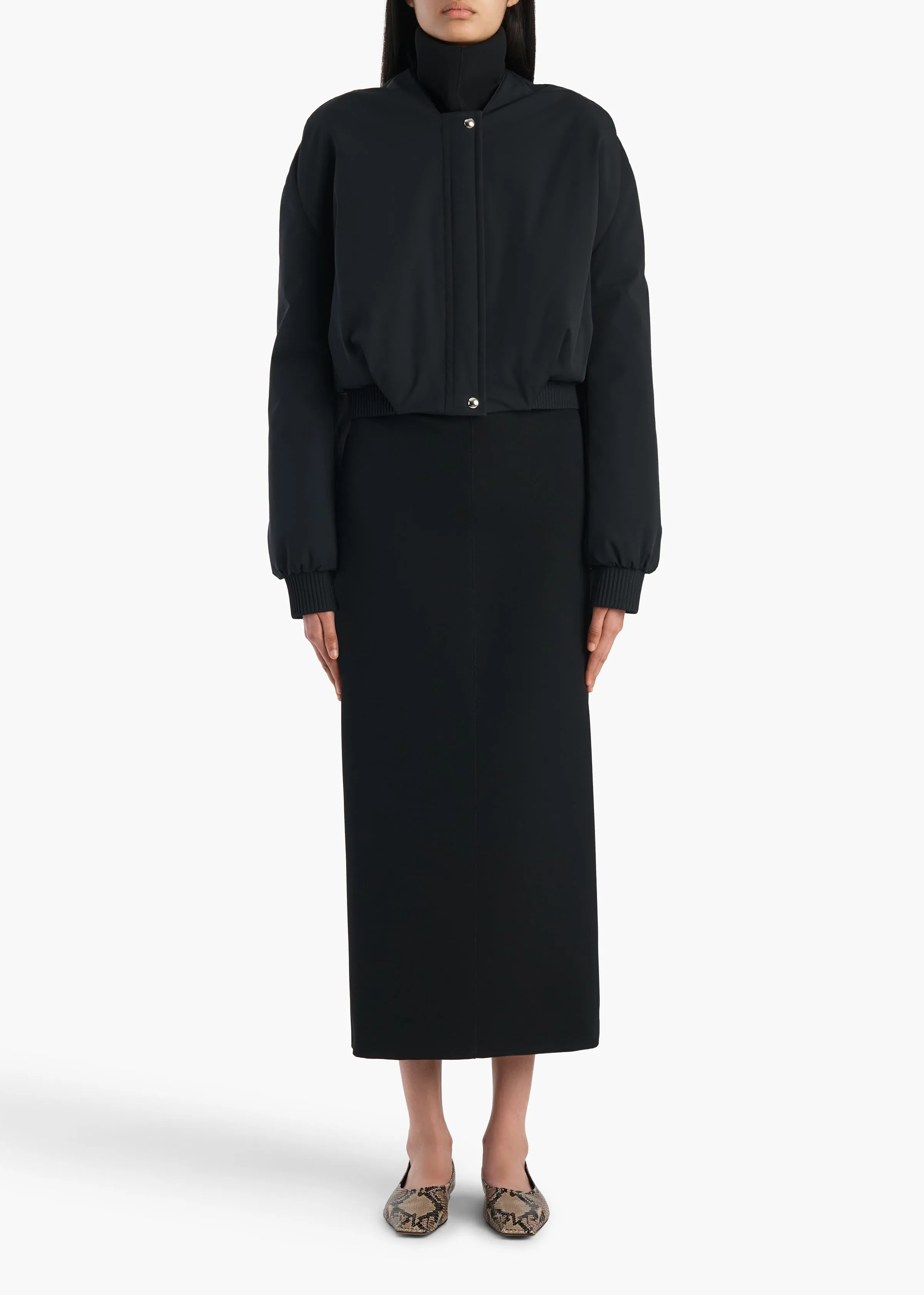 Cordan Jacket in Black sold by KHAITE product image thumbnail 2