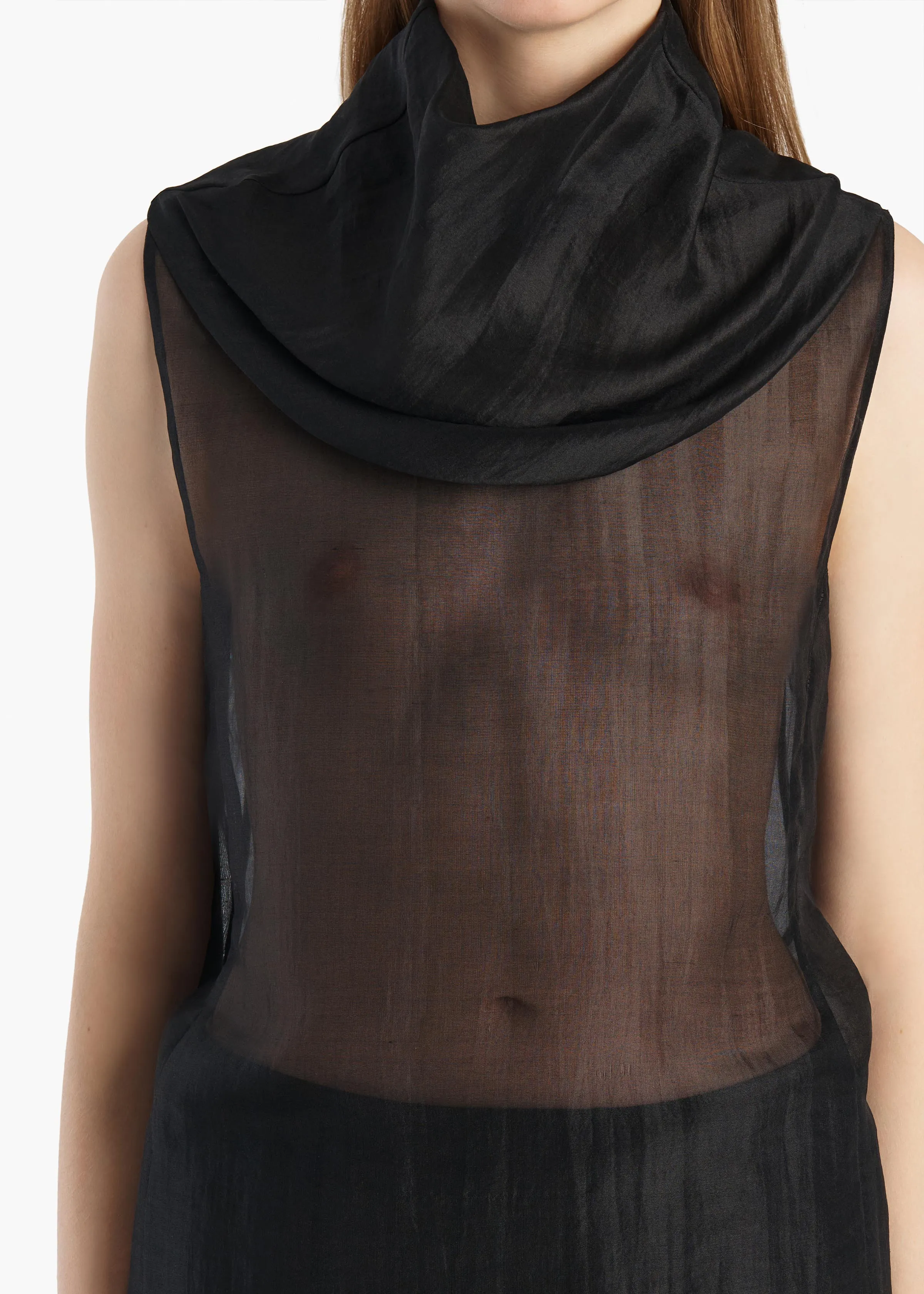 Zelda Top in Black sold by KHAITE product image thumbnail 5