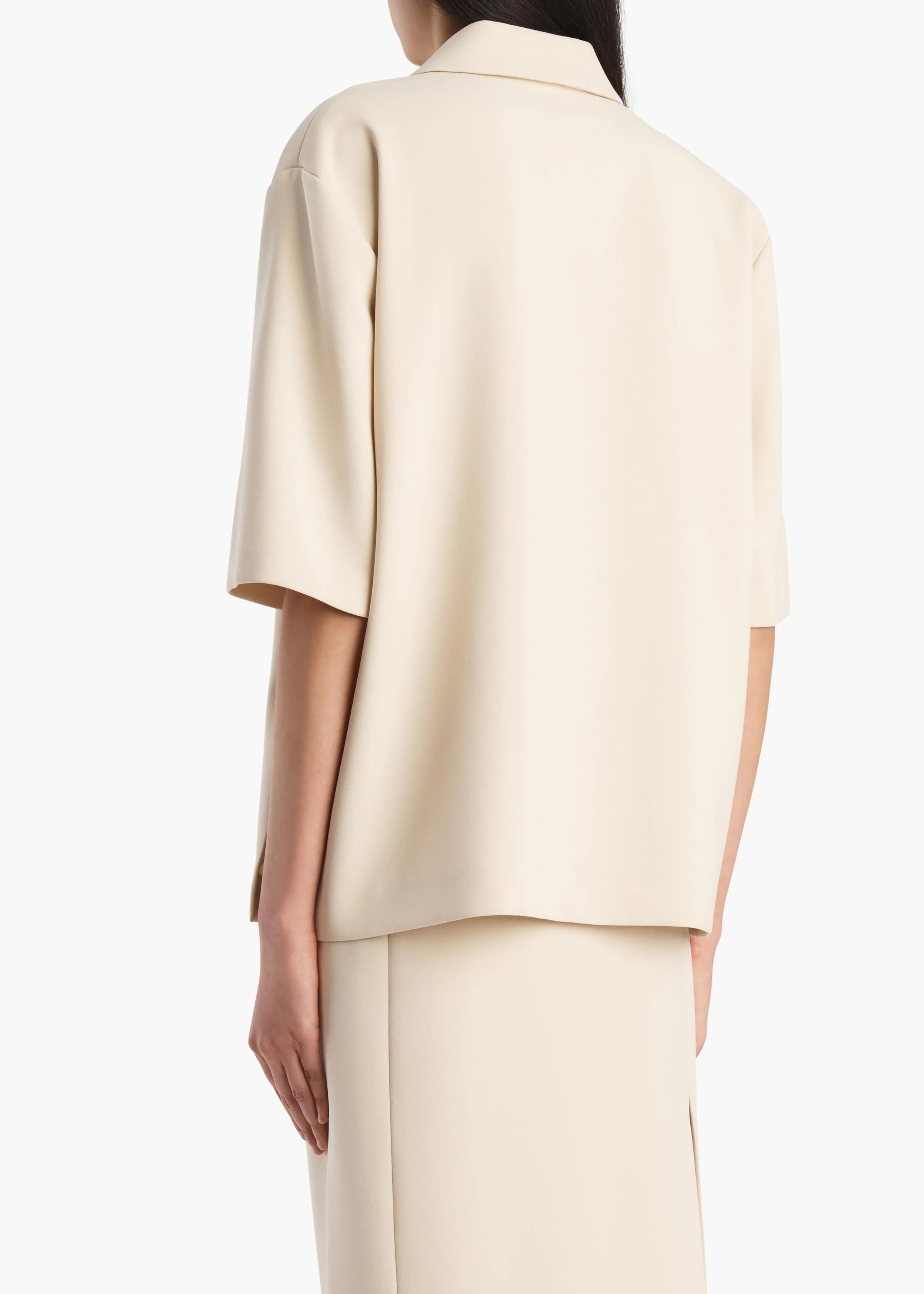 Loucin Top in Ivory Glow sold by KHAITE product image thumbnail 4