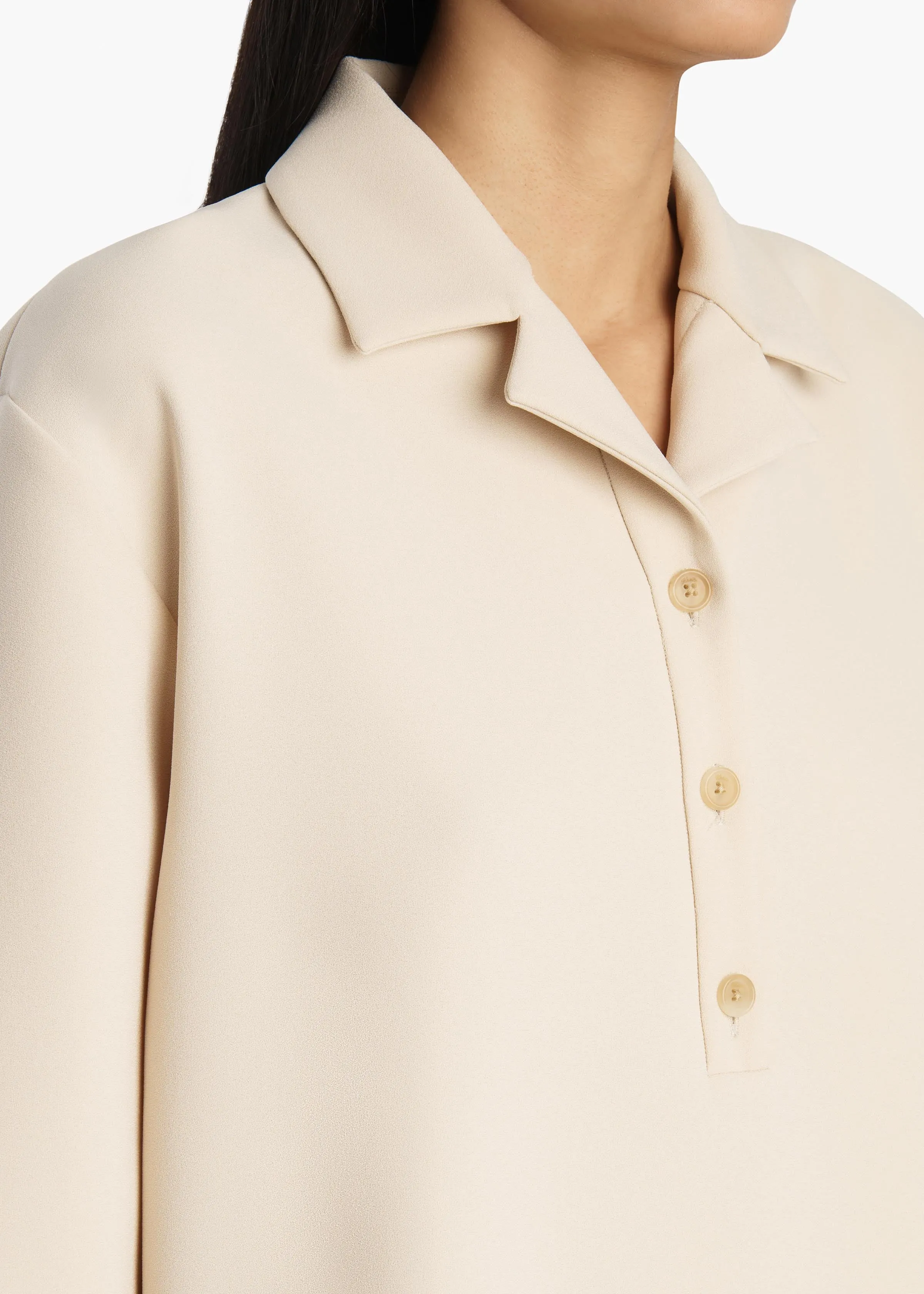 Loucin Top in Ivory Glow sold by KHAITE product image thumbnail 5