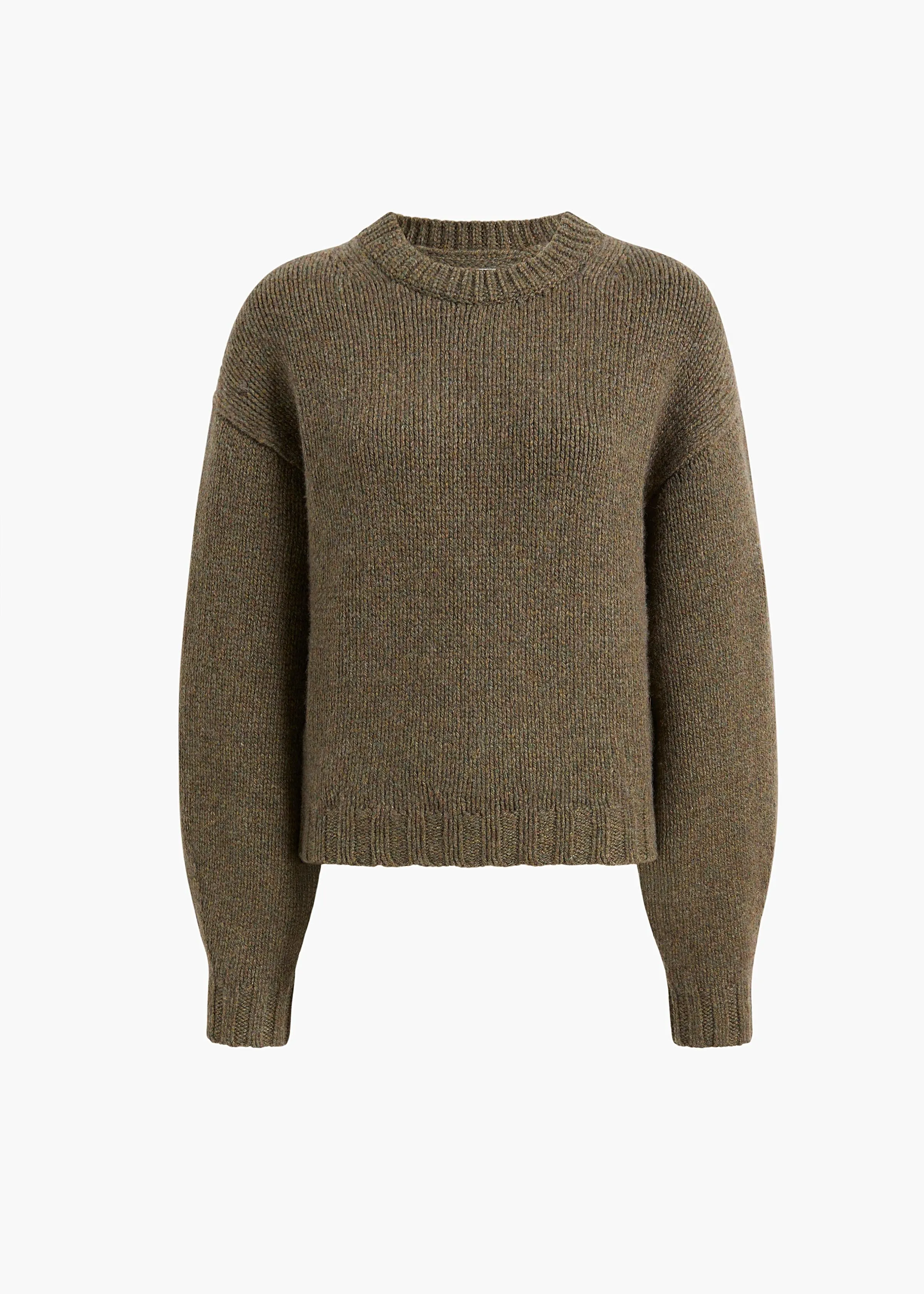 Gemma Sweater in Artichoke sold by KHAITE