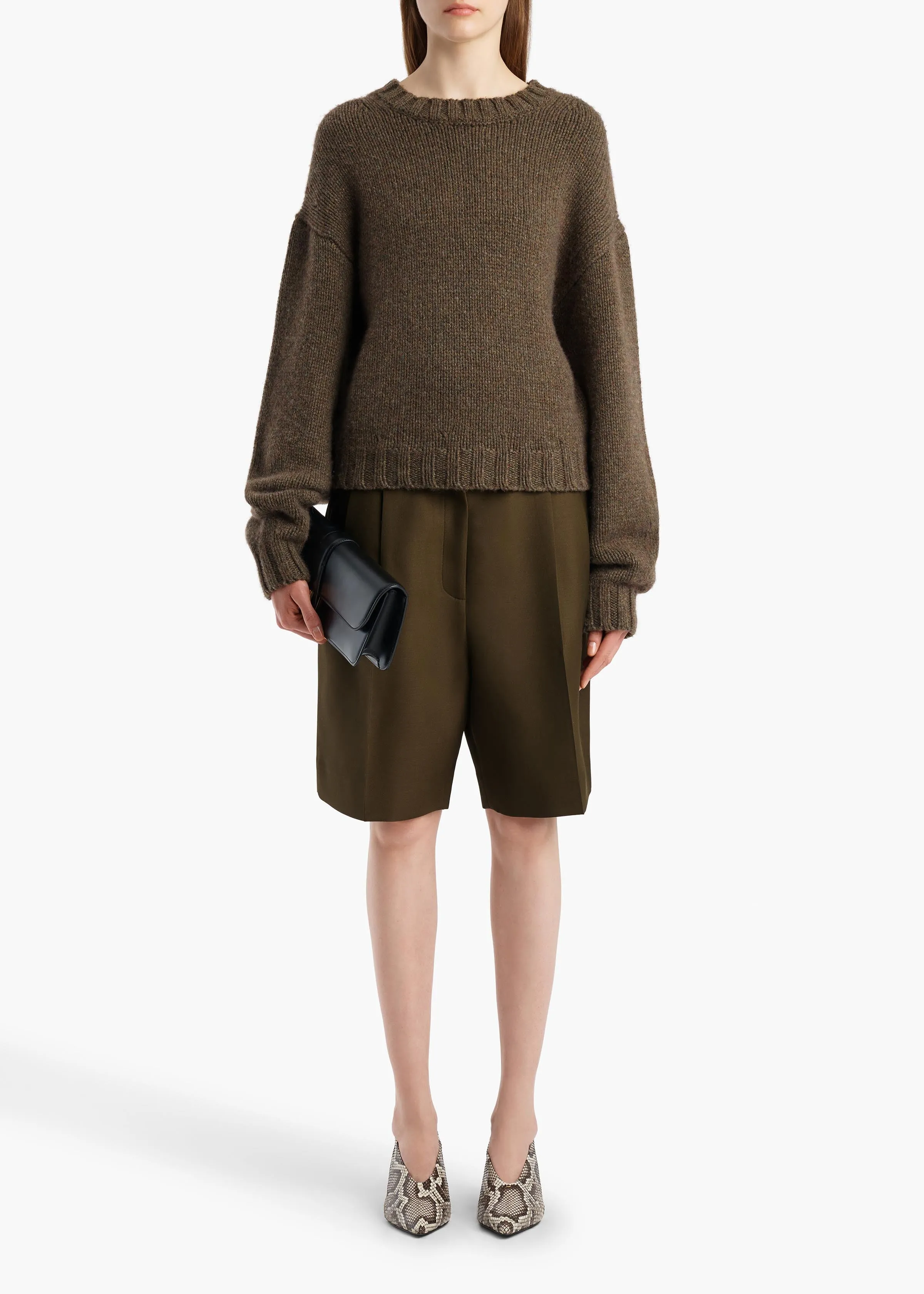 Gemma Sweater in Artichoke sold by KHAITE product image thumbnail 2