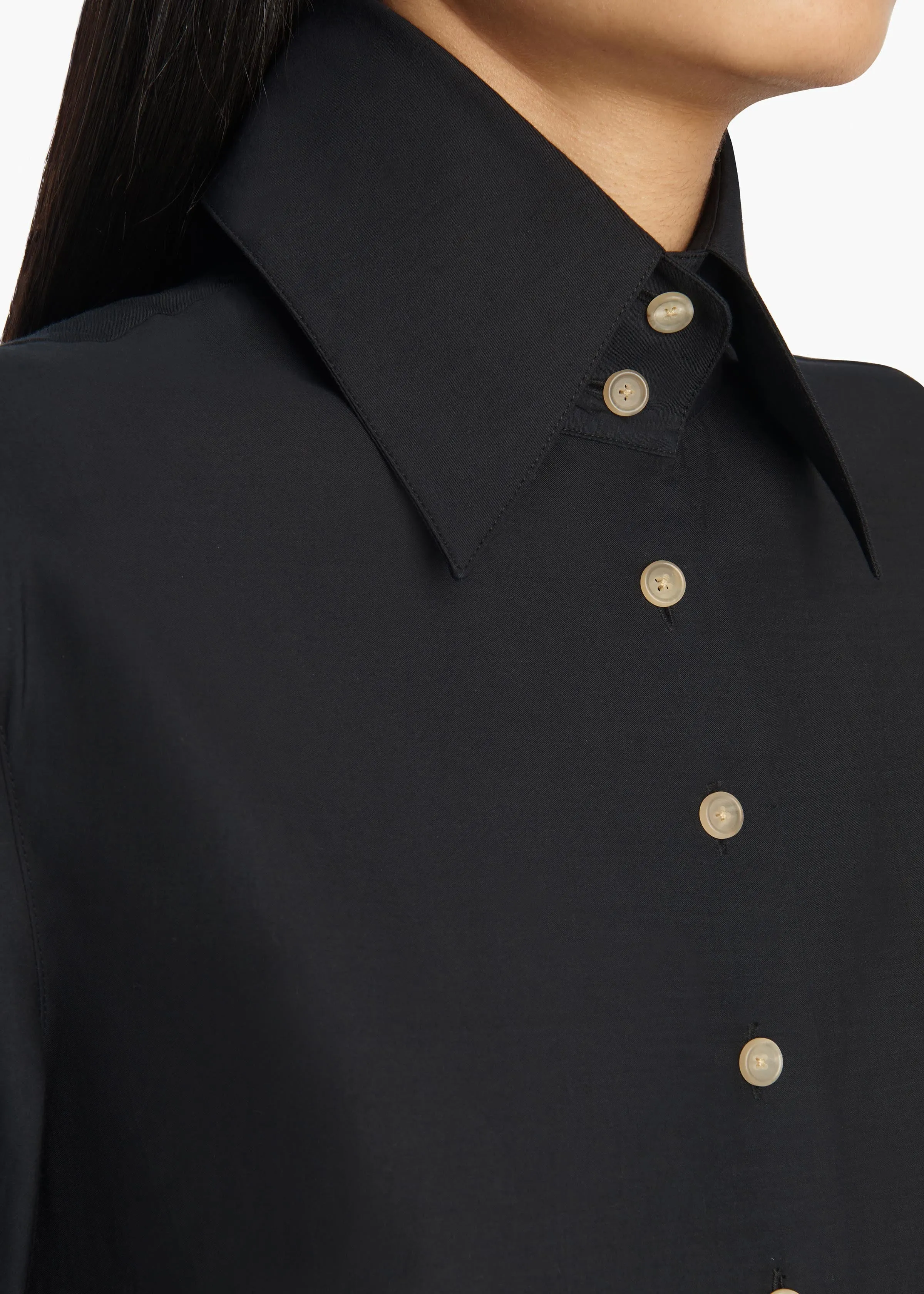 Ivanna Dress in Black sold by KHAITE product image thumbnail 4