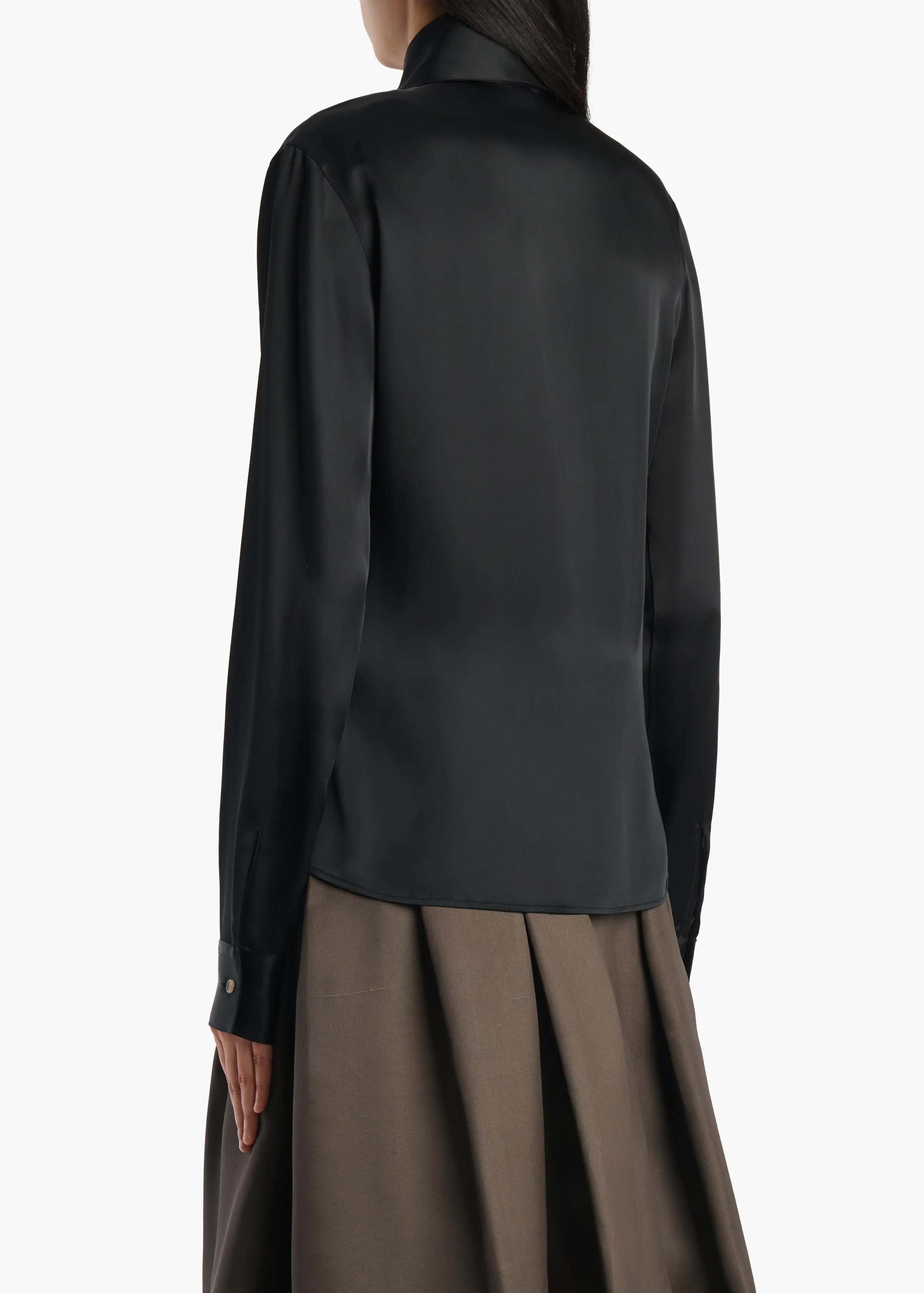 Ivy Top in Black sold by KHAITE product image thumbnail 4