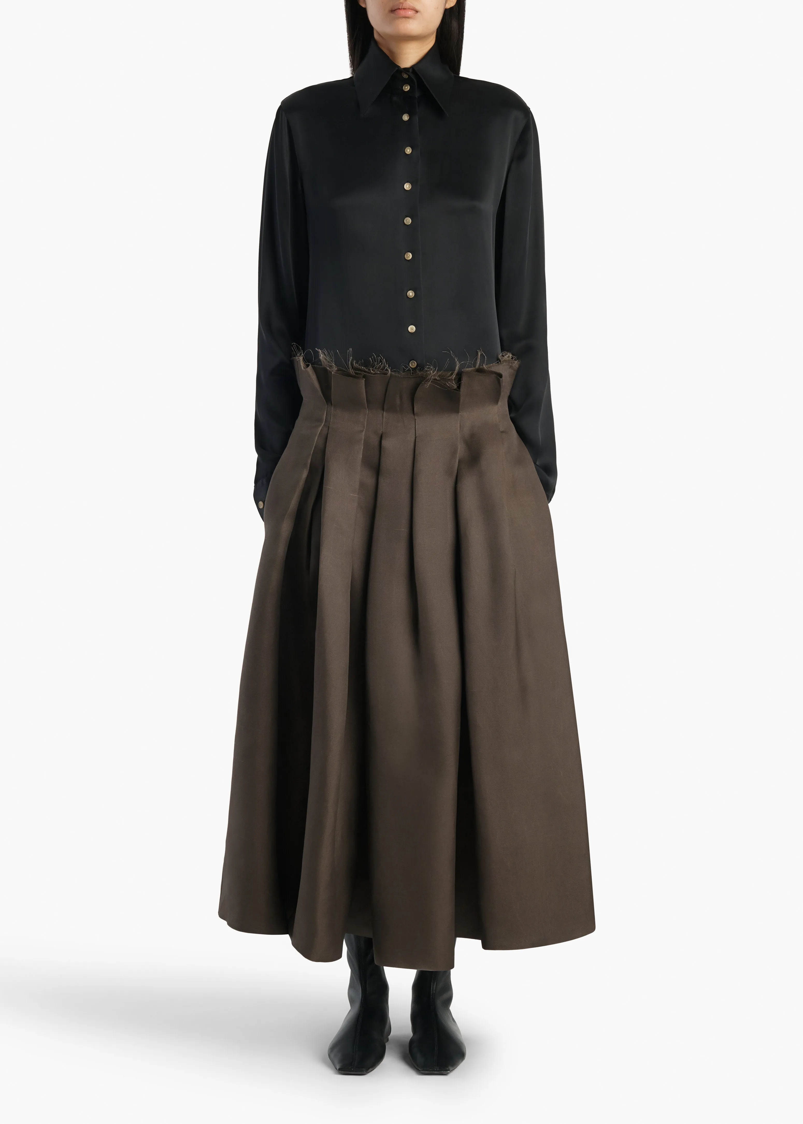 Ivy Top in Black sold by KHAITE product image thumbnail 2