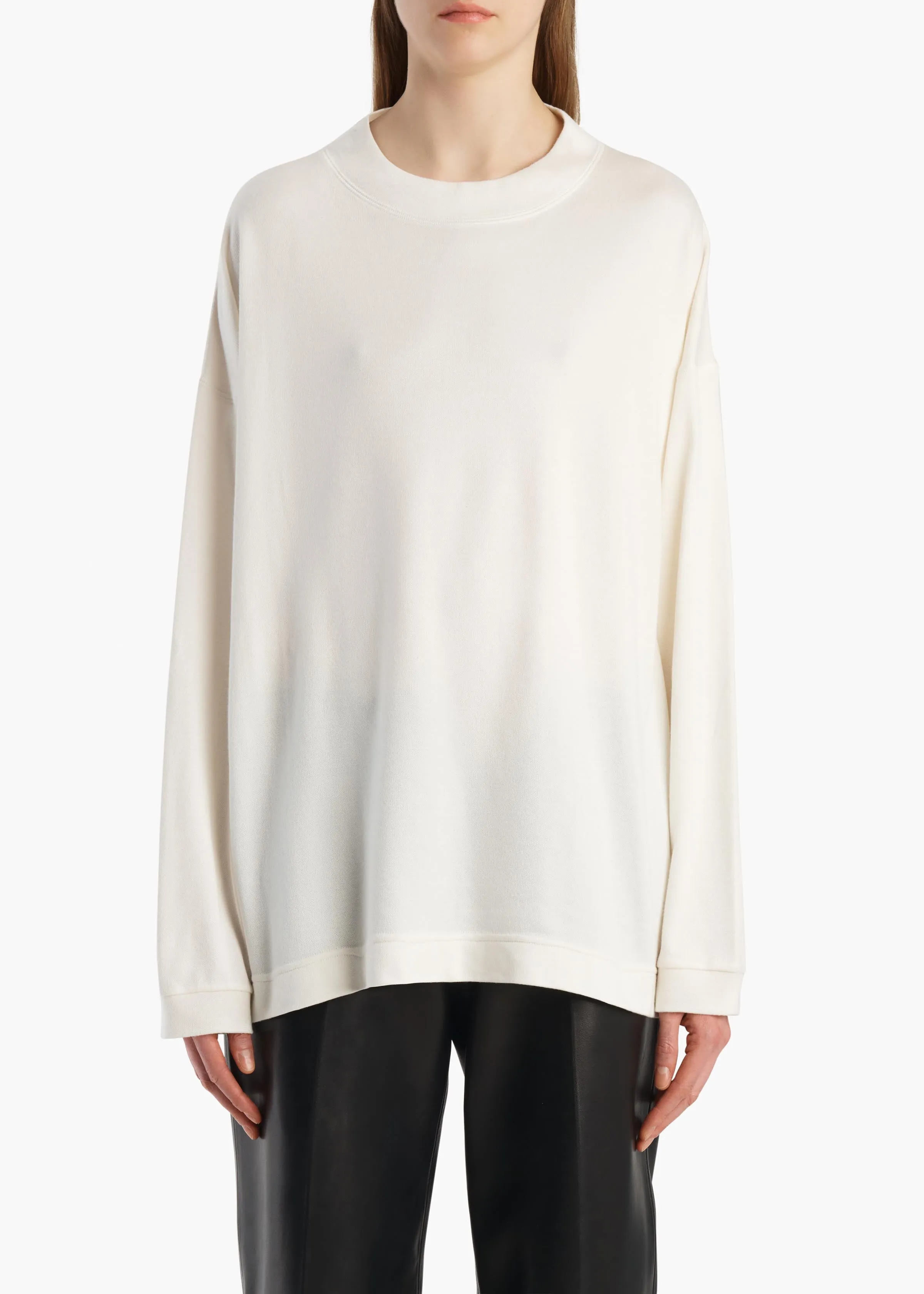 Dylan Top in Chalk sold by KHAITE product image thumbnail 3