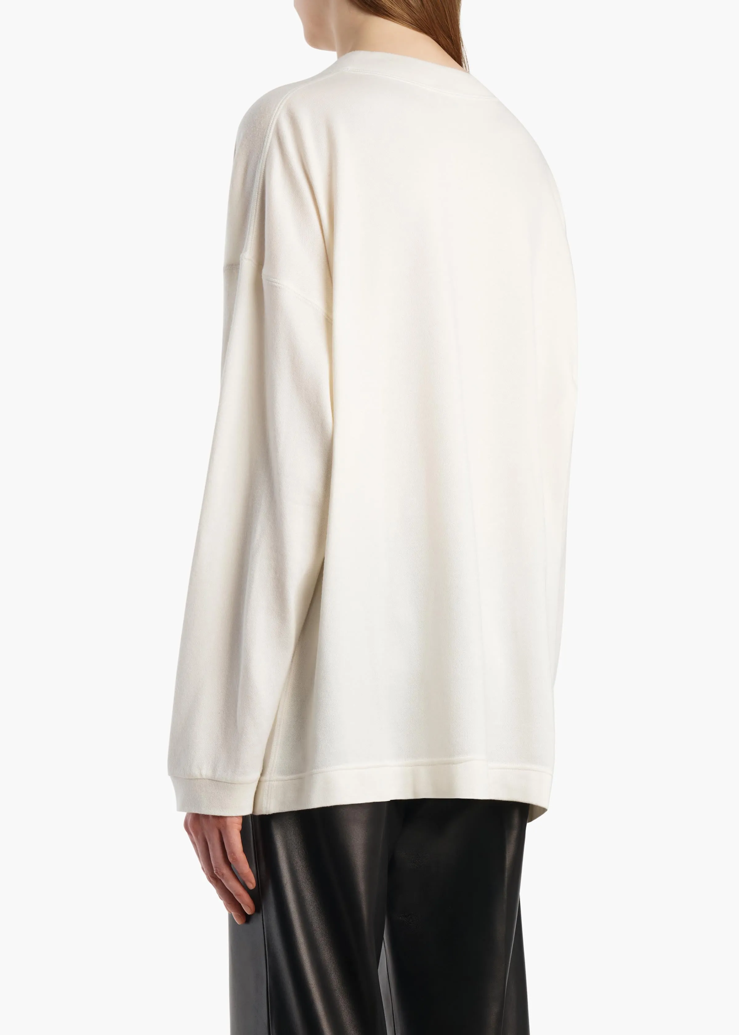 Dylan Top in Chalk sold by KHAITE product image thumbnail 4