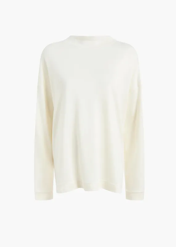 Dylan Top in Chalk made by KHAITE