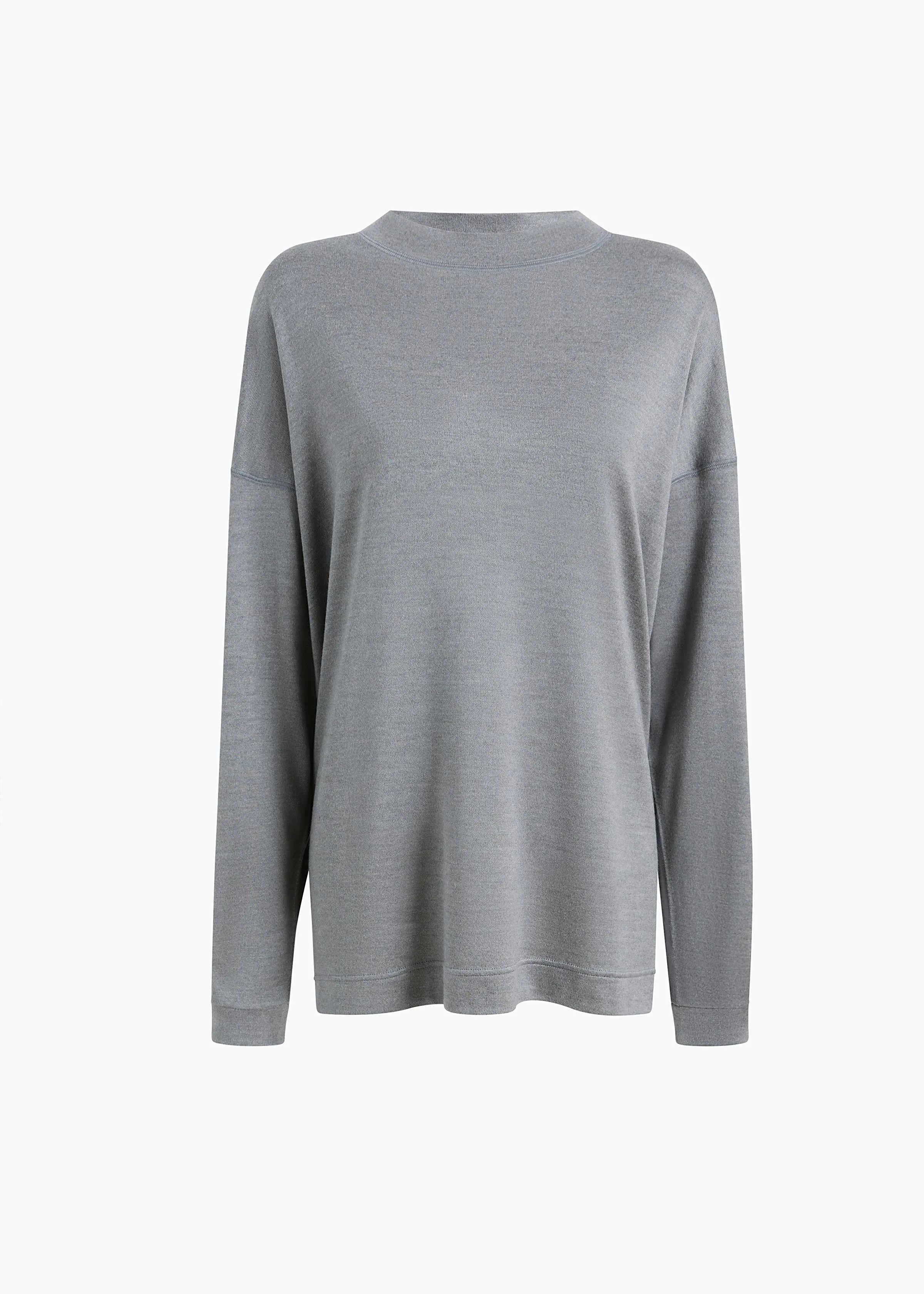 Dylan Top in Heather Grey sold by KHAITE