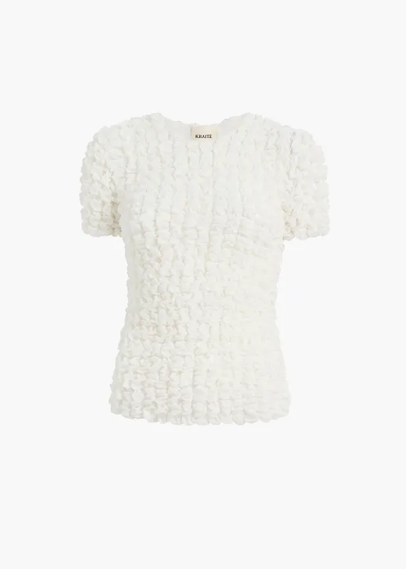 Polly Top in Chalk made by KHAITE