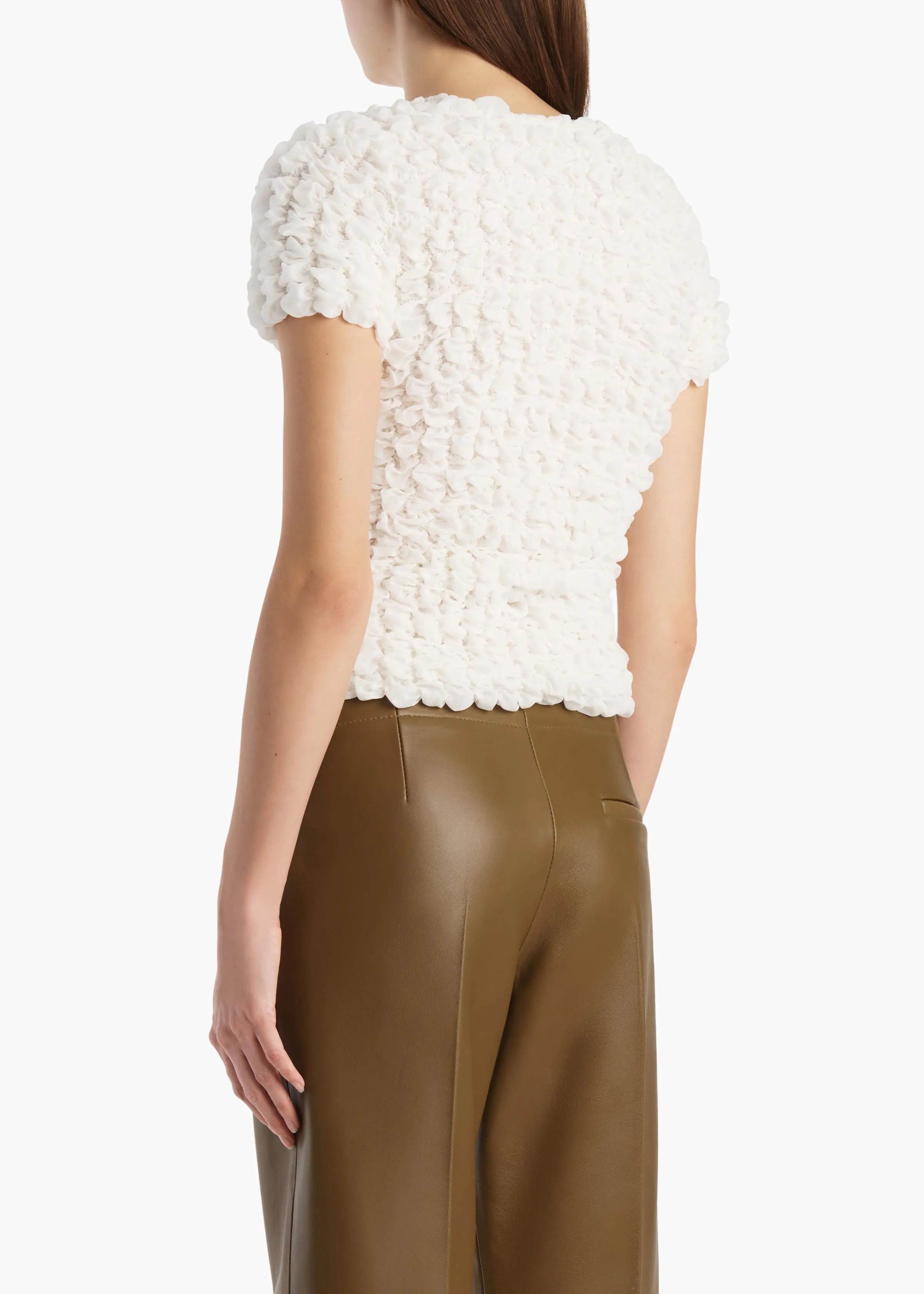 Polly Top in Chalk sold by KHAITE product image thumbnail 4