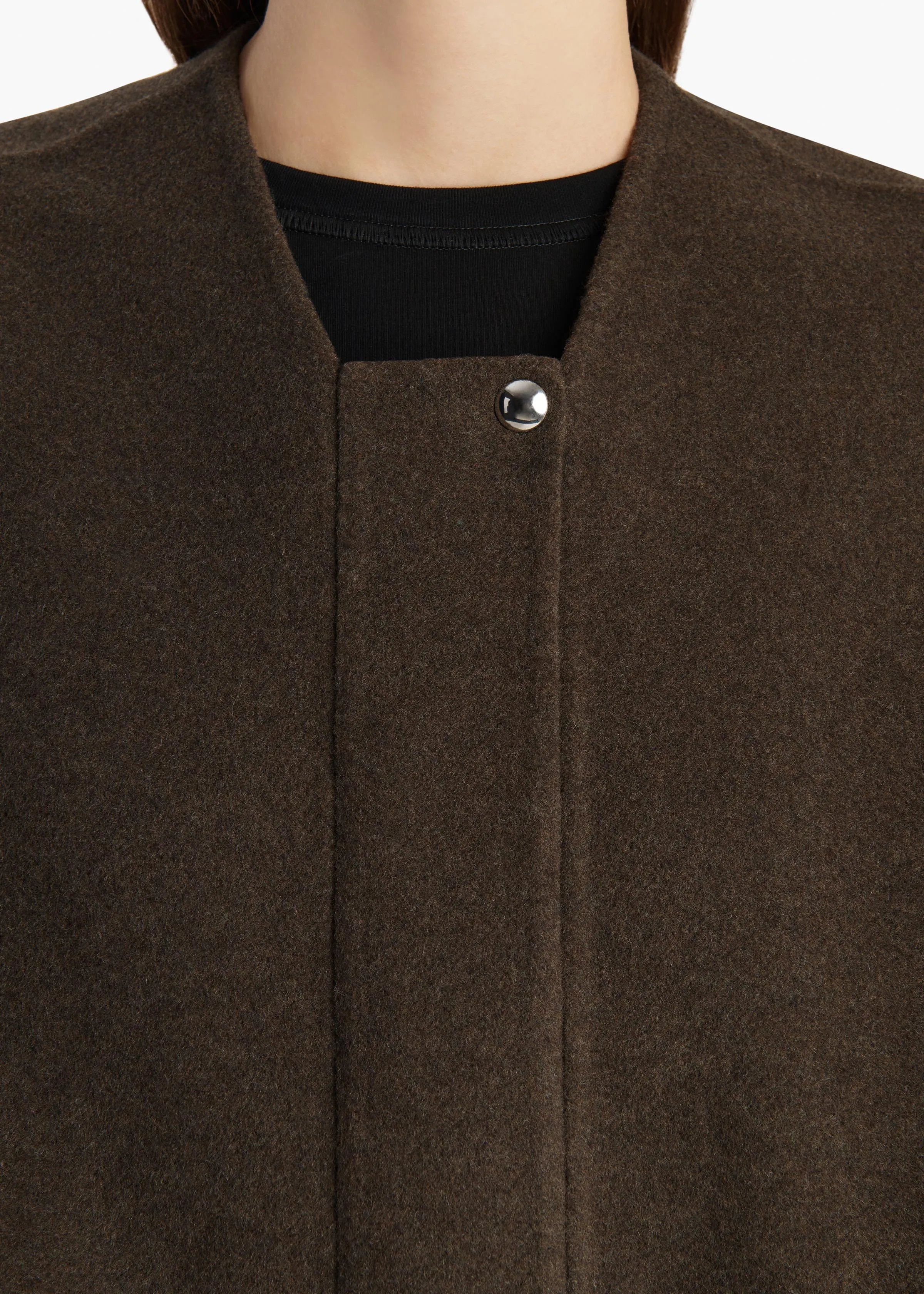 Cordan Jacket in Army Melange sold by KHAITE product image thumbnail 5