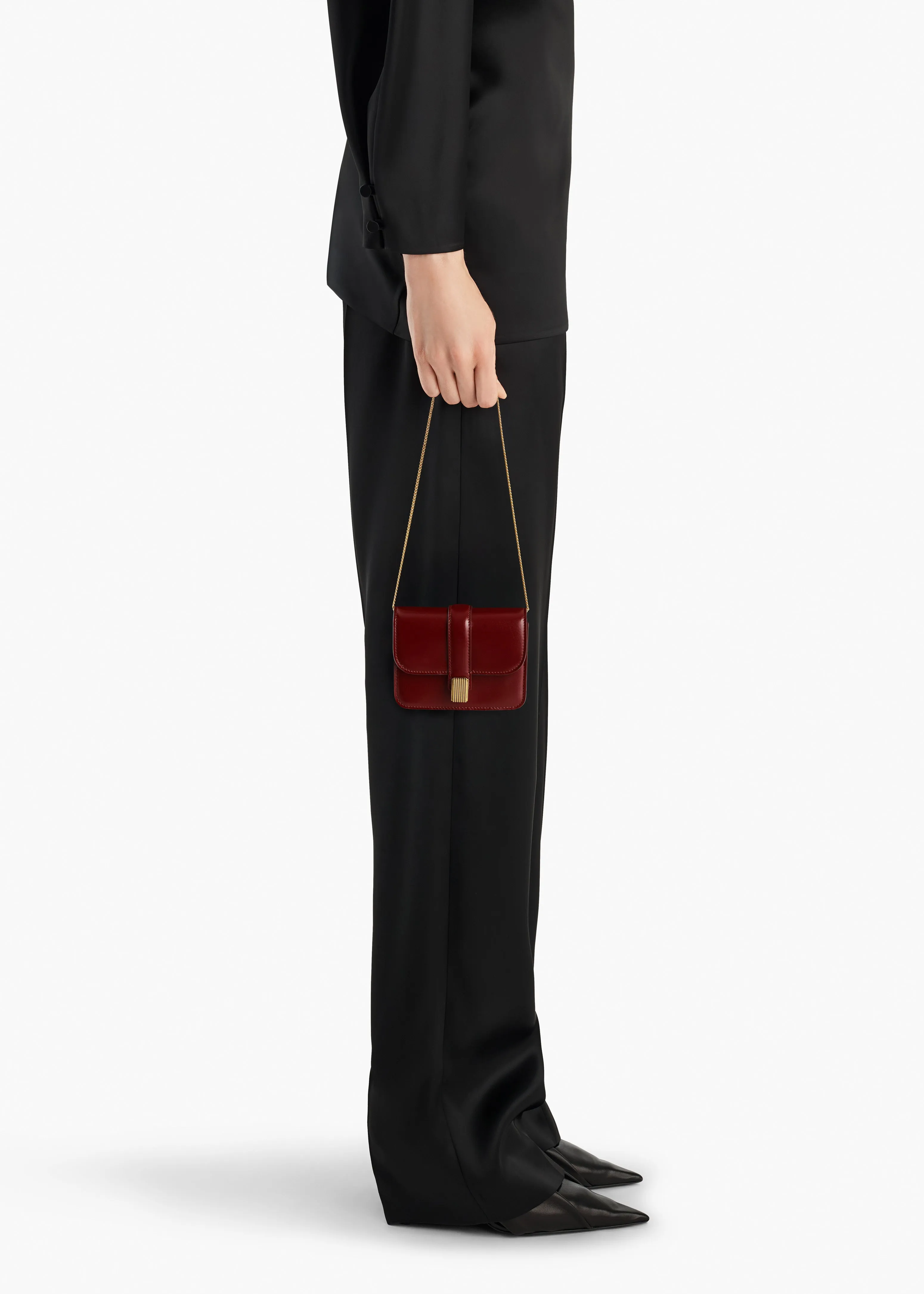 Blake Nano Bag in Oxblood sold by KHAITE product image thumbnail 5