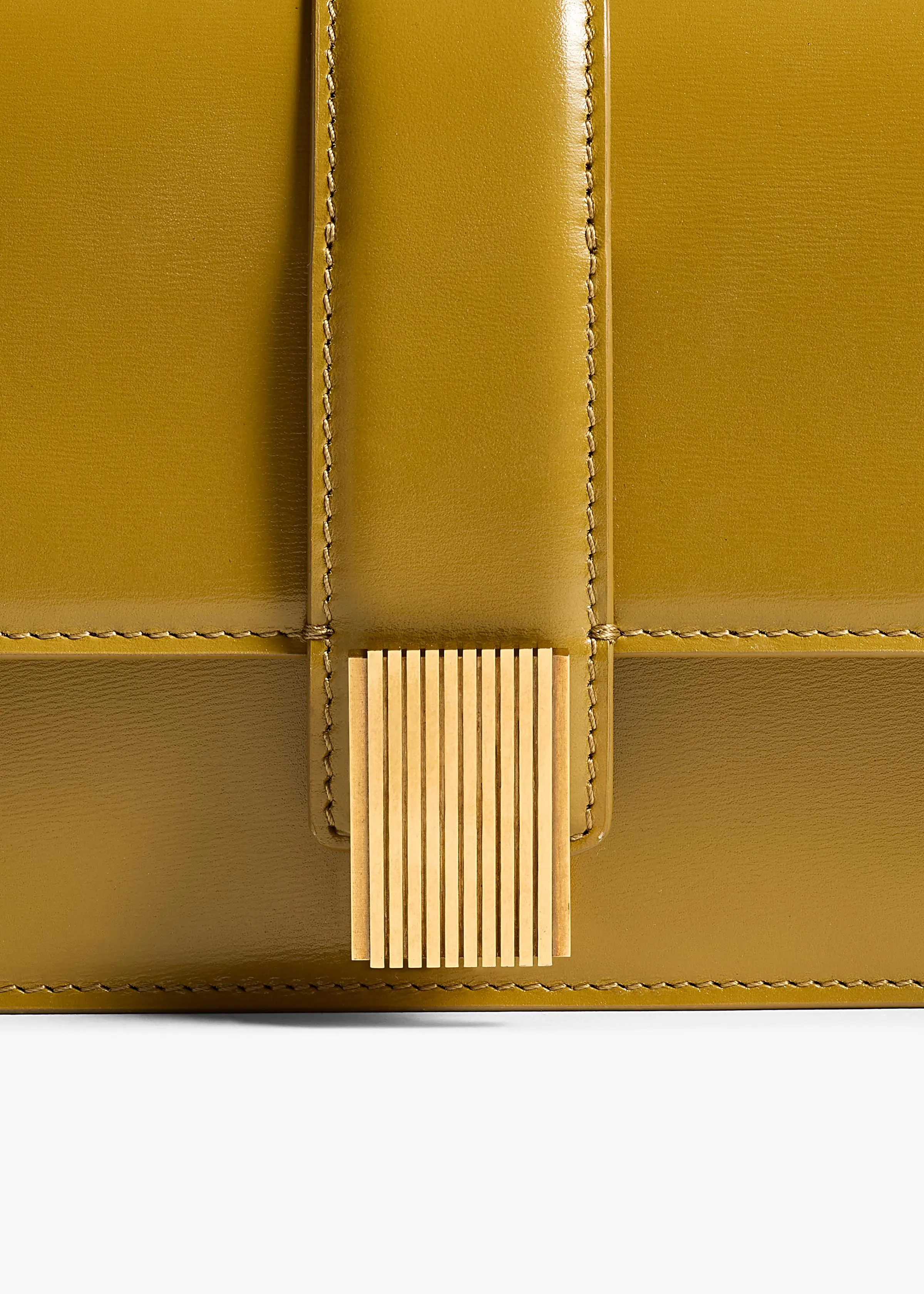 Blake Long Clutch in Golden Olive sold by KHAITE product image thumbnail 4