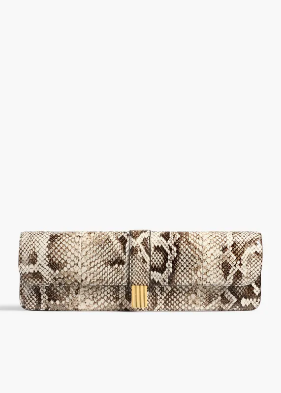 Blake Long Clutch in Natural Python made by KHAITE