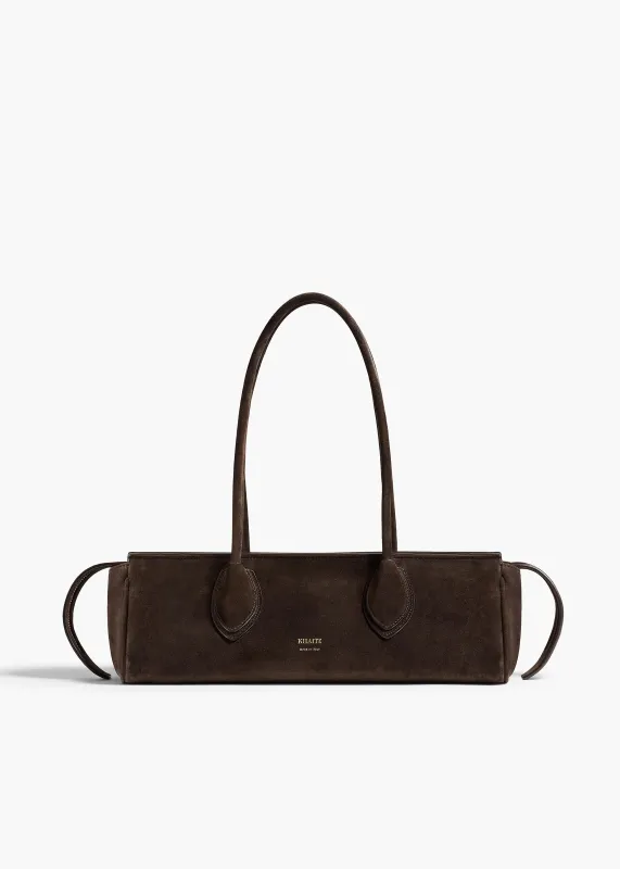 Donna Shoulder Bag in Ebano made by KHAITE