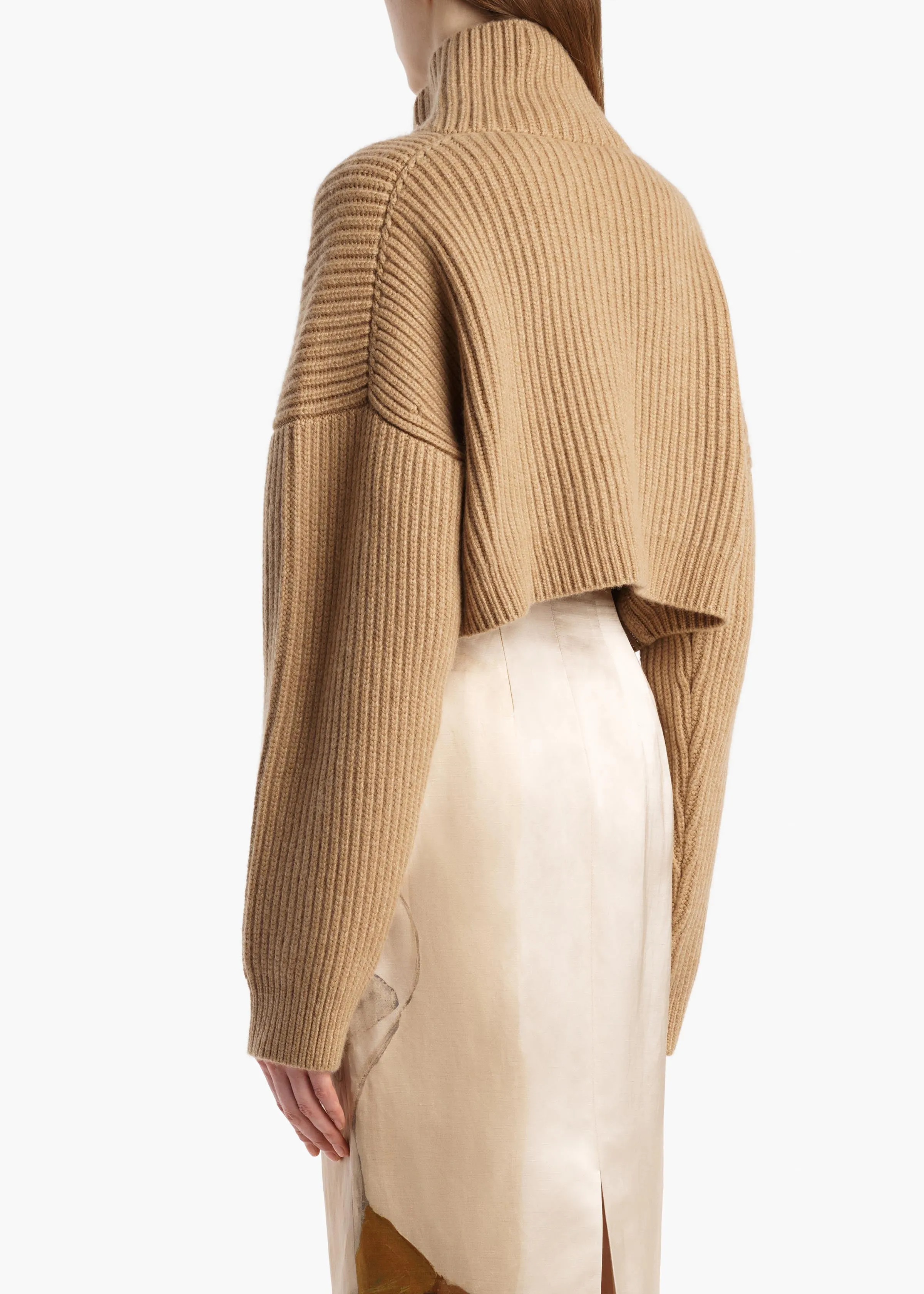 Eita Cardigan in Biscotti sold by KHAITE product image thumbnail 4