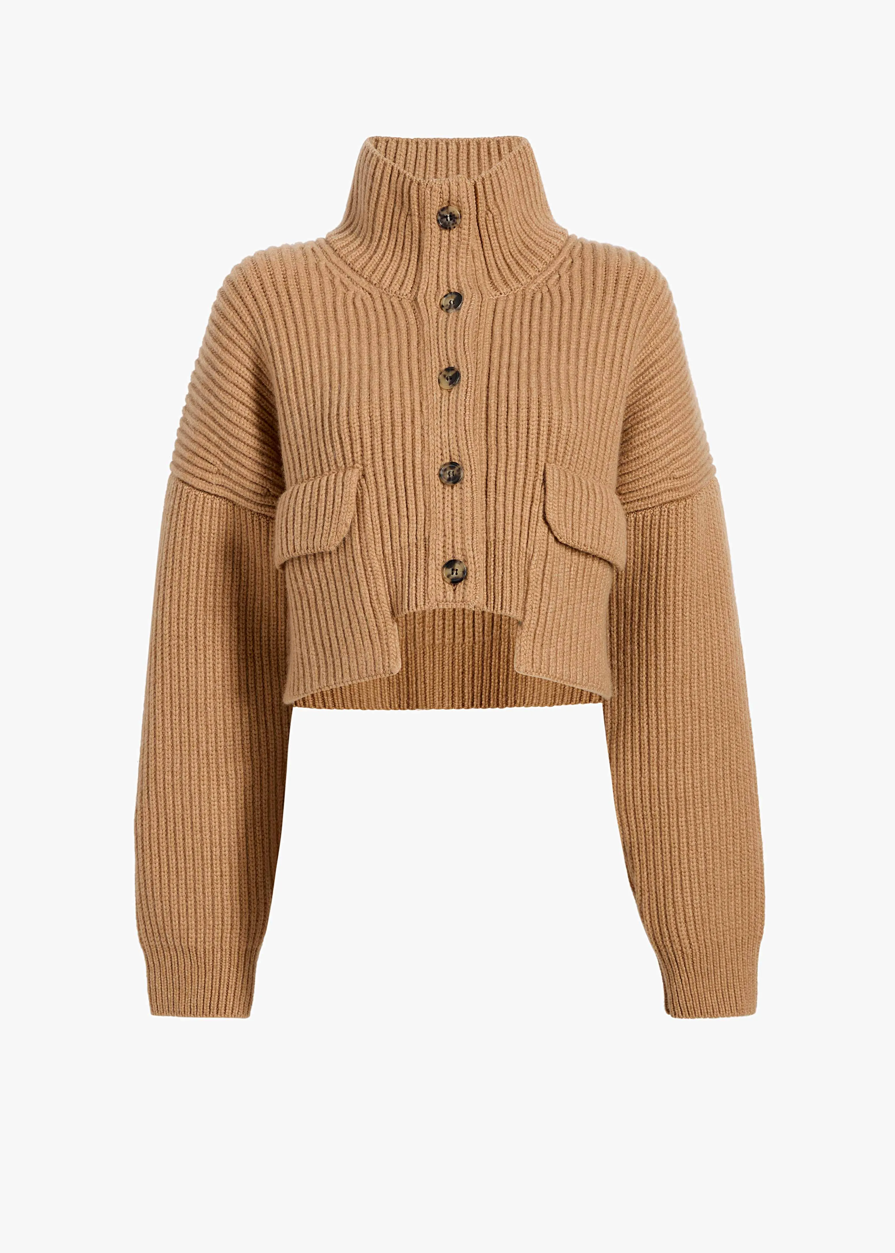 Eita Cardigan in Biscotti sold by KHAITE
