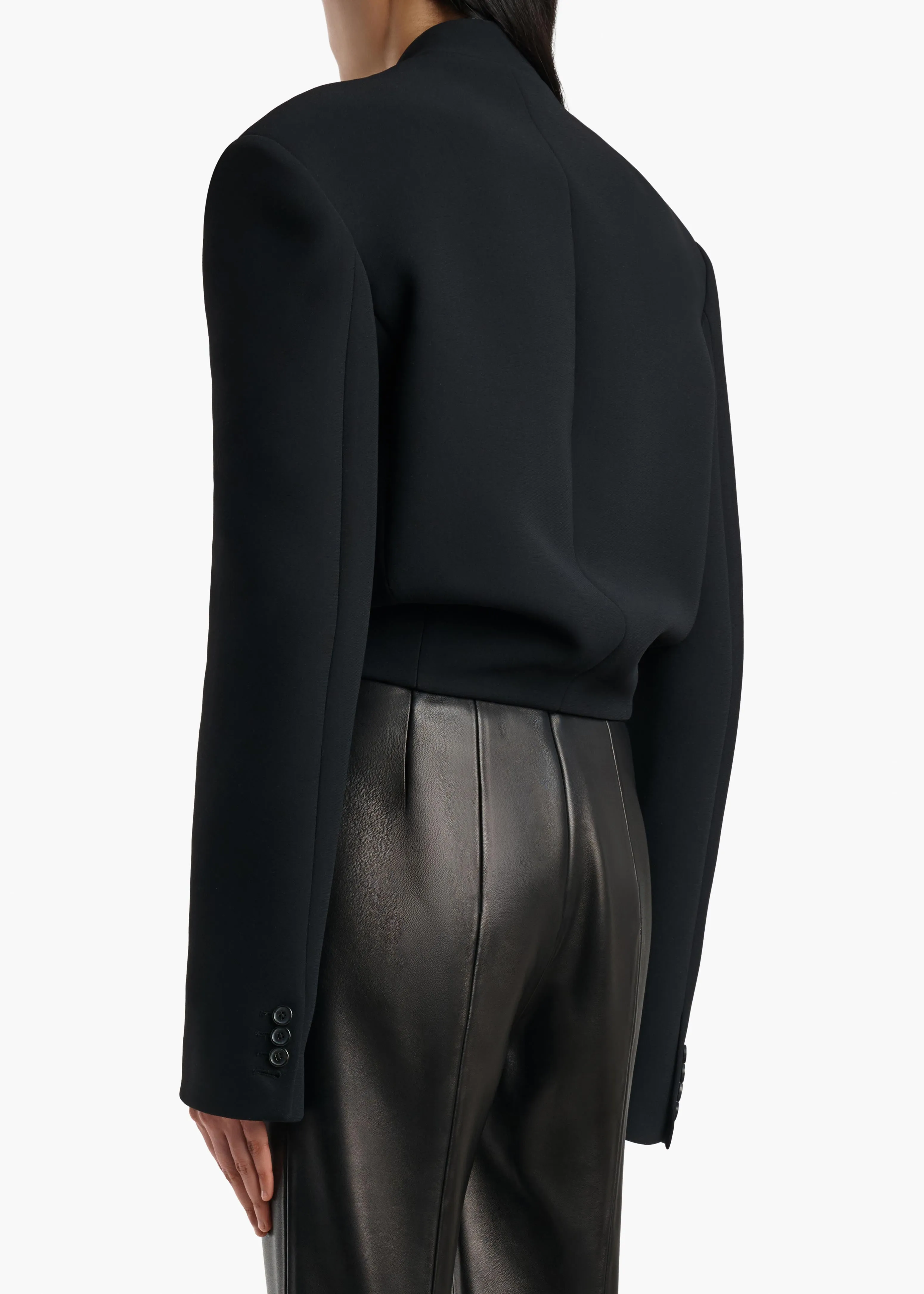 York Jacket With Cord Embroidery in Black and Gold sold by KHAITE product image thumbnail 4