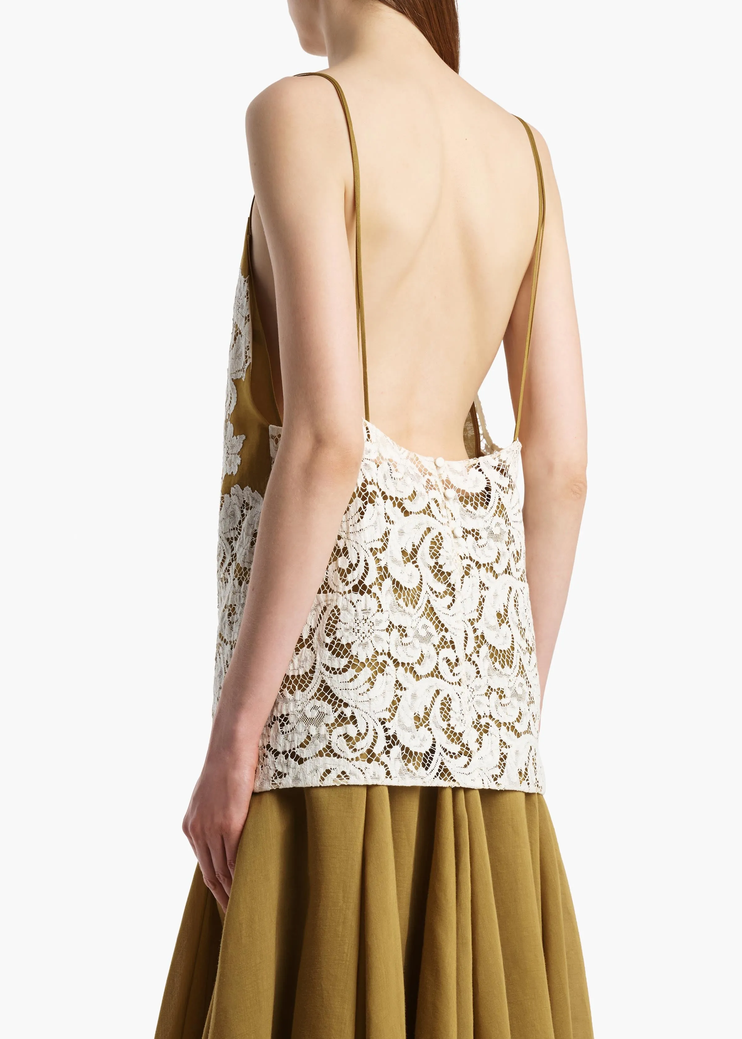 Neema Top in Bronze sold by KHAITE product image thumbnail 4