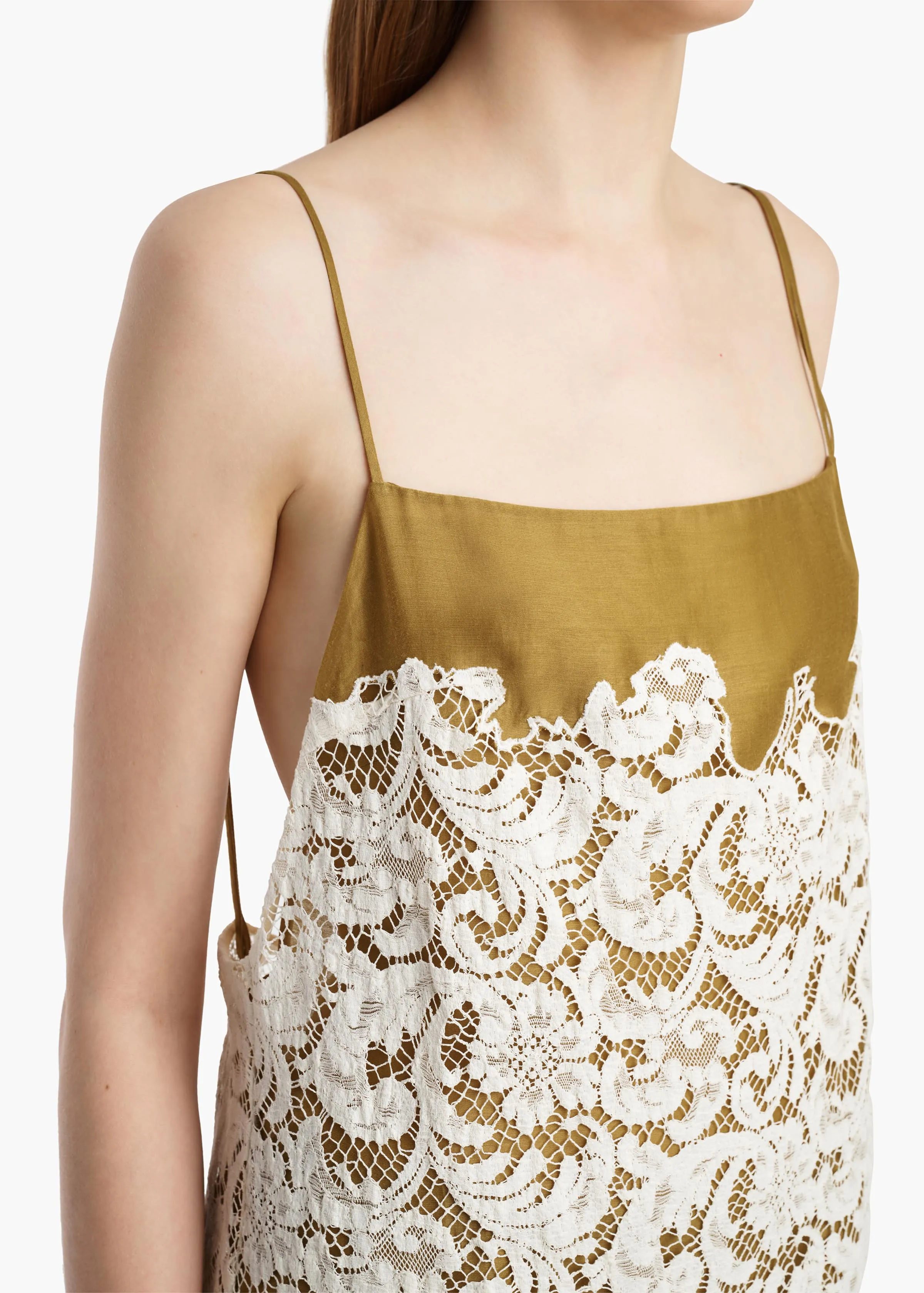 Neema Top in Bronze sold by KHAITE product image thumbnail 5