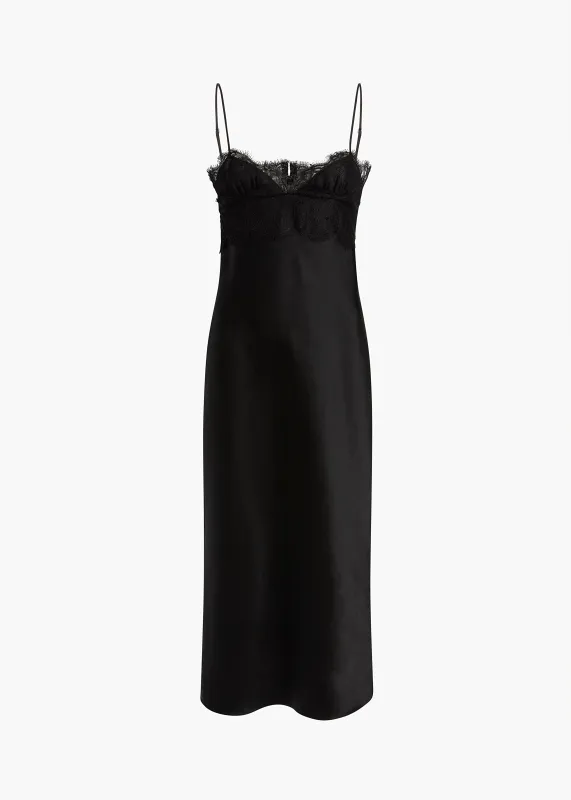 Joelle Dress in Black made by KHAITE