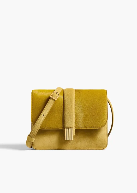 Blake Crossbody Bag in Golden Olive made by KHAITE