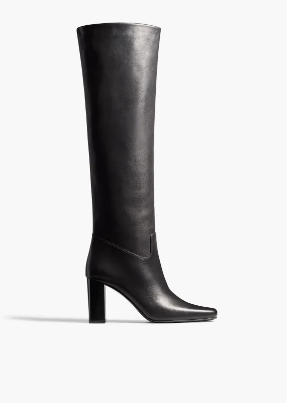 Petra Knee-High Boot in Black made by KHAITE