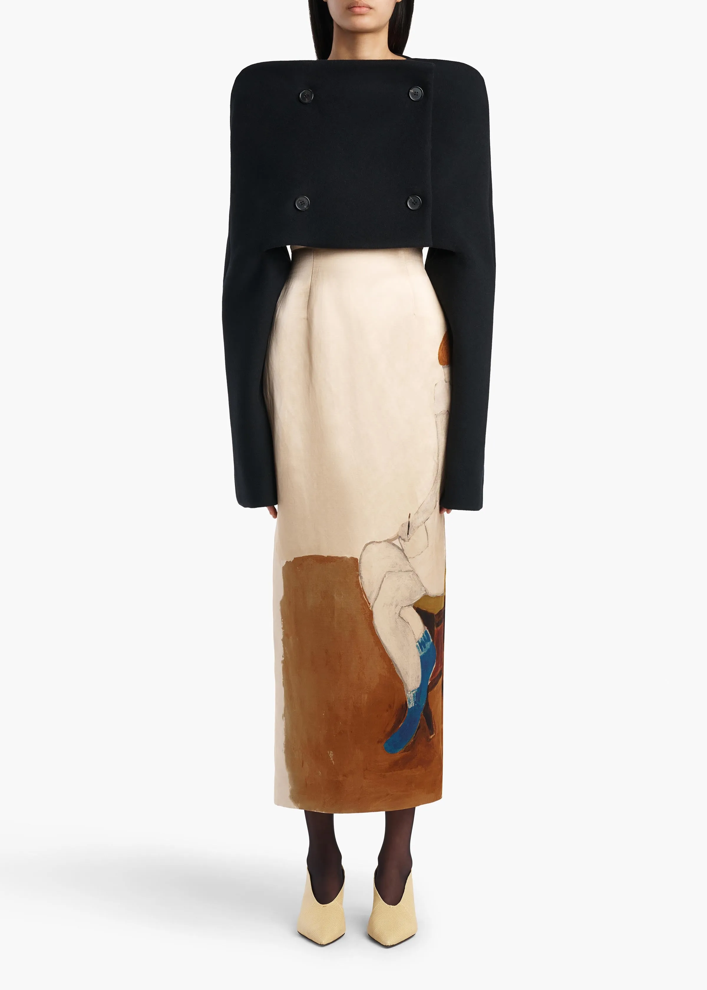 Winton Skirt in Lady Print sold by KHAITE product image thumbnail 2