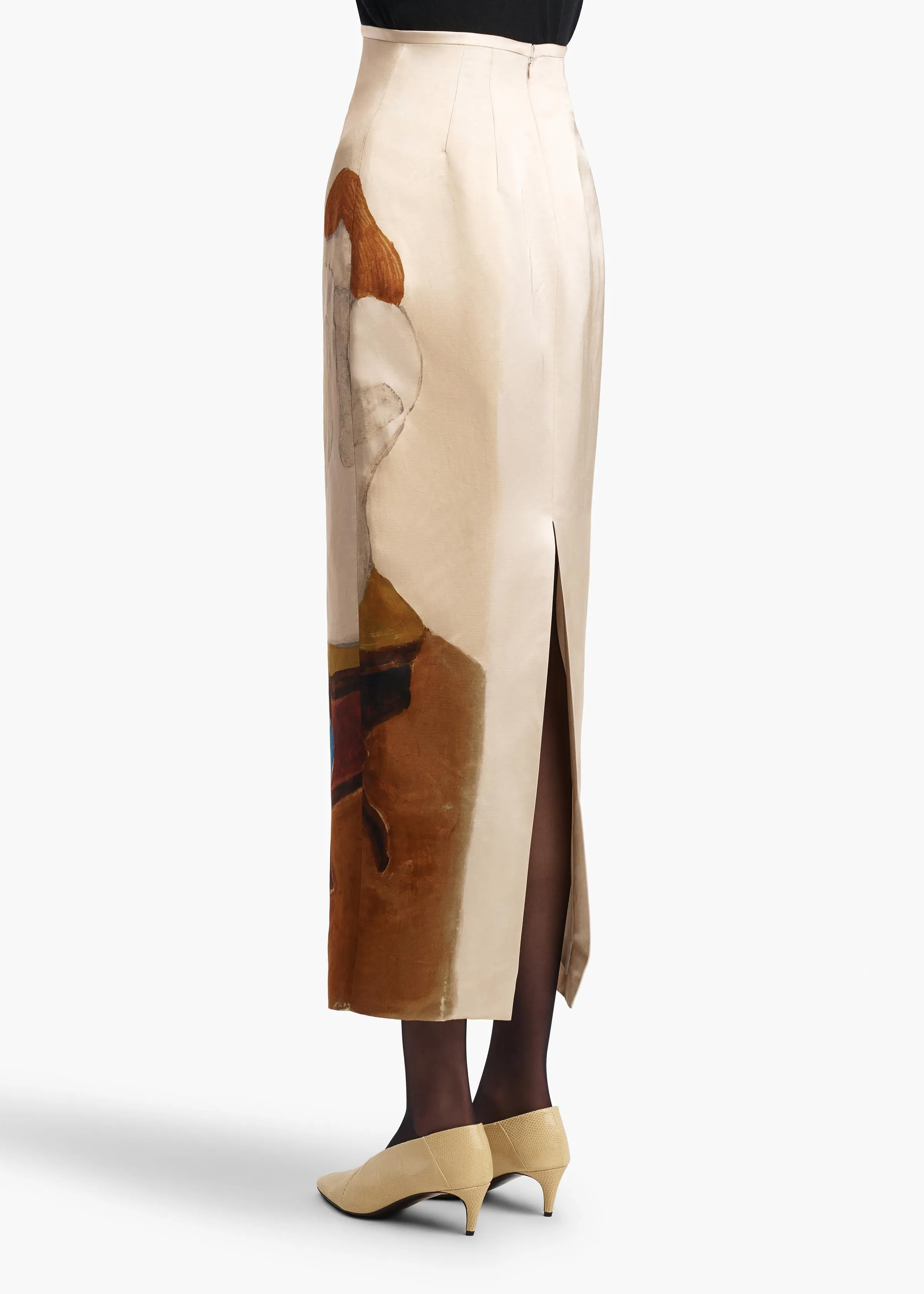 Winton Skirt in Lady Print sold by KHAITE product image thumbnail 4