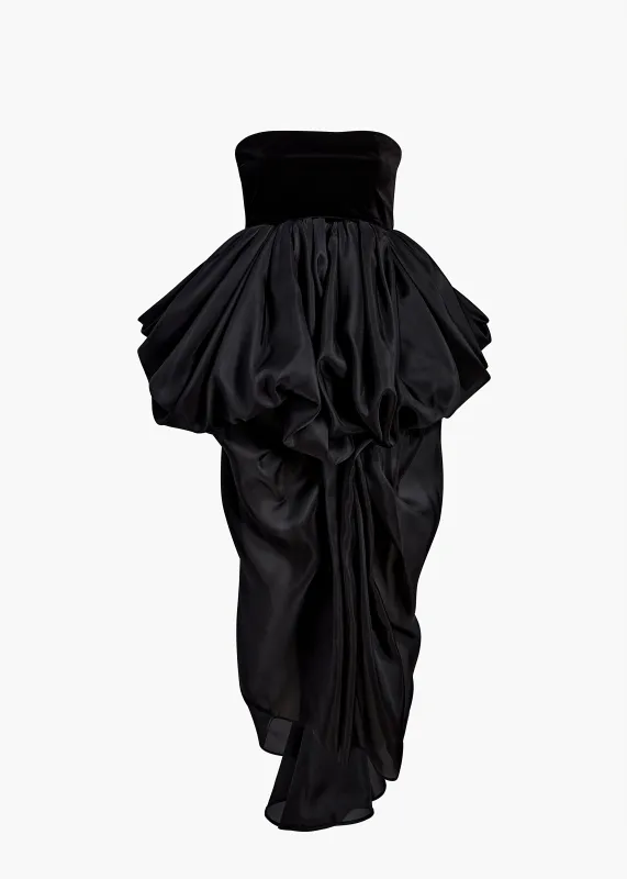 Bronte Dress in Black made by KHAITE
