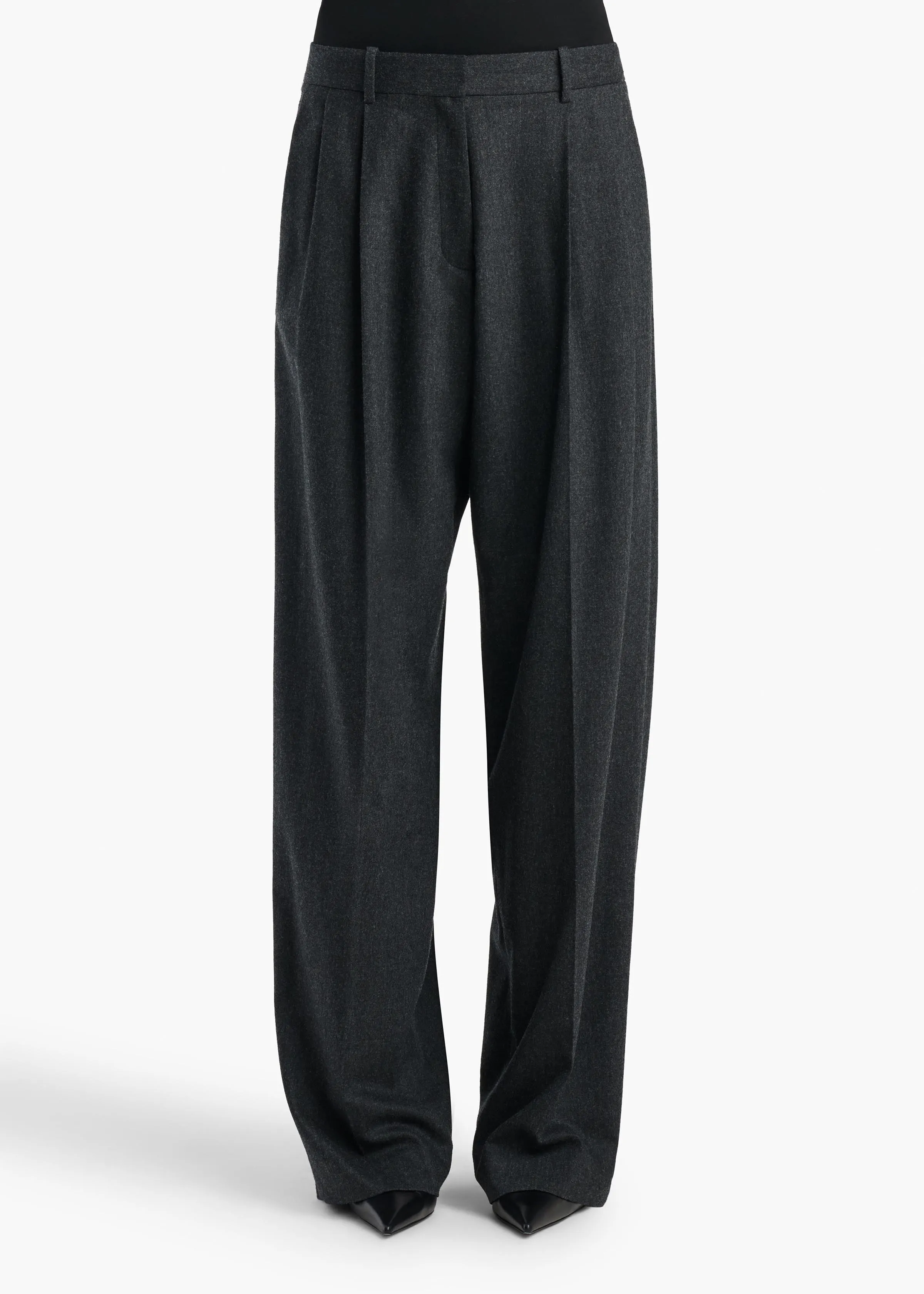 August Pant in Charcoal sold by KHAITE product image thumbnail 3