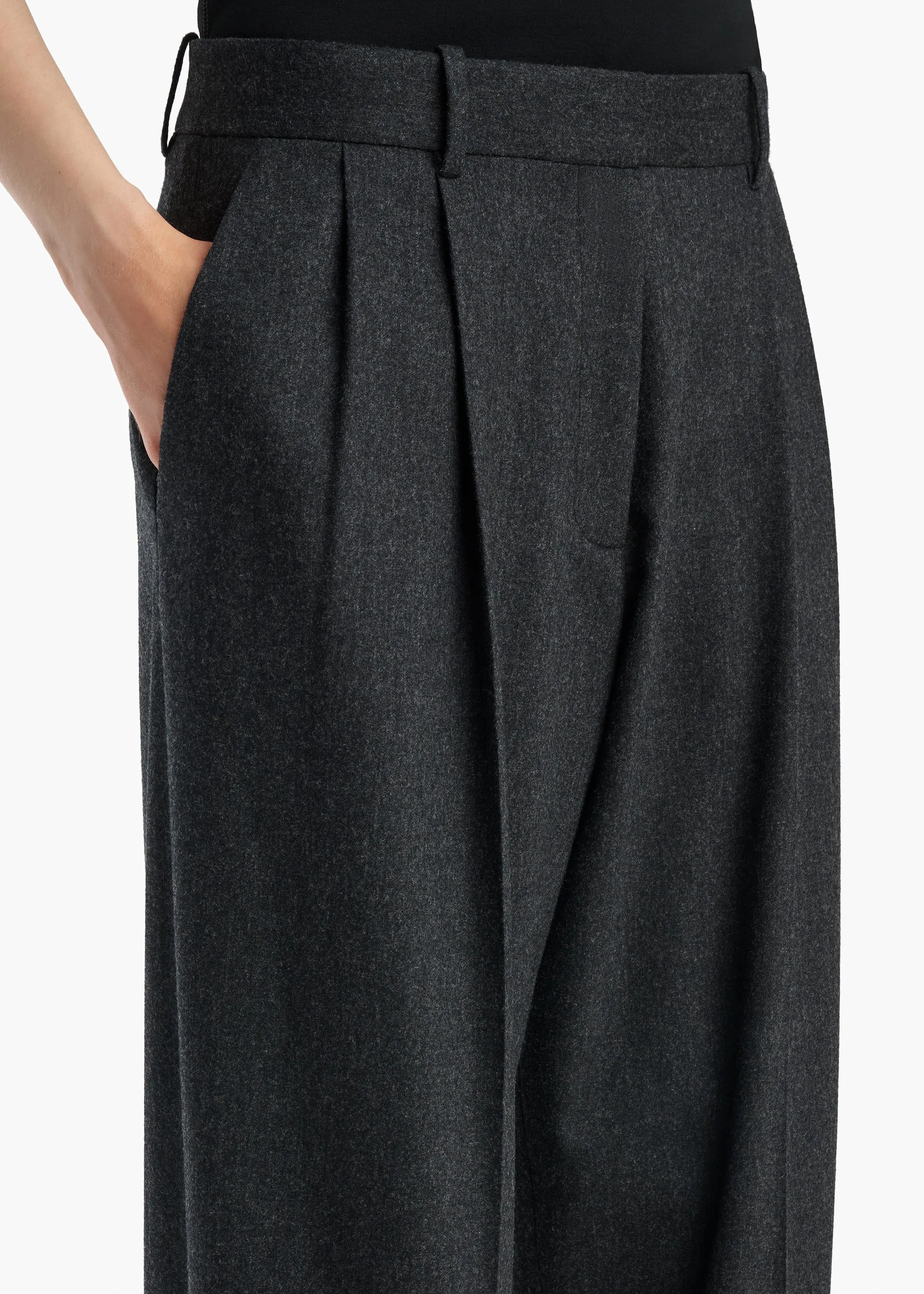 August Pant in Charcoal sold by KHAITE product image thumbnail 5